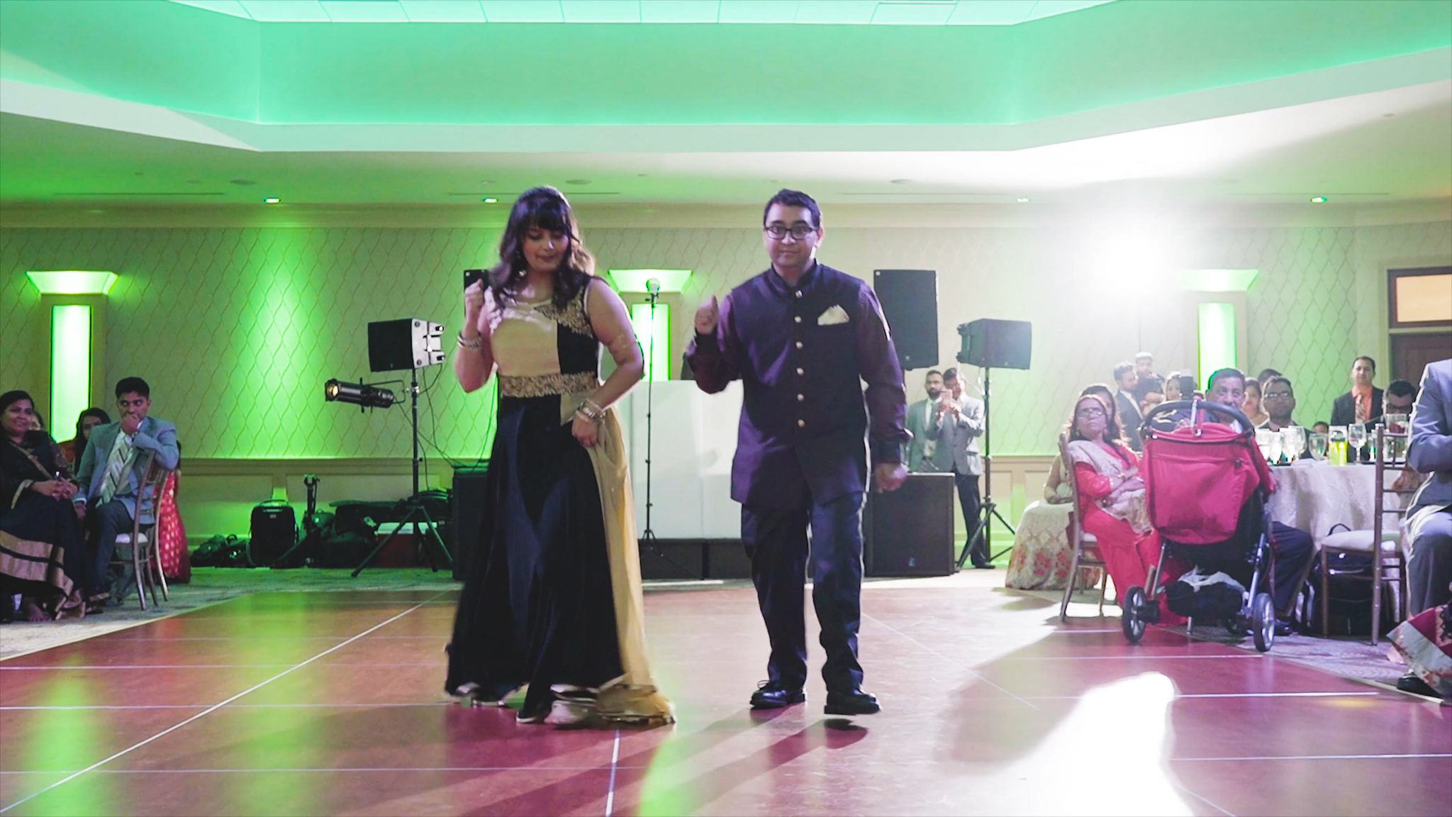 Marigold Somerset NJ Hindu Wedding | Zalak & Parag | Janvi and Hiren Dance