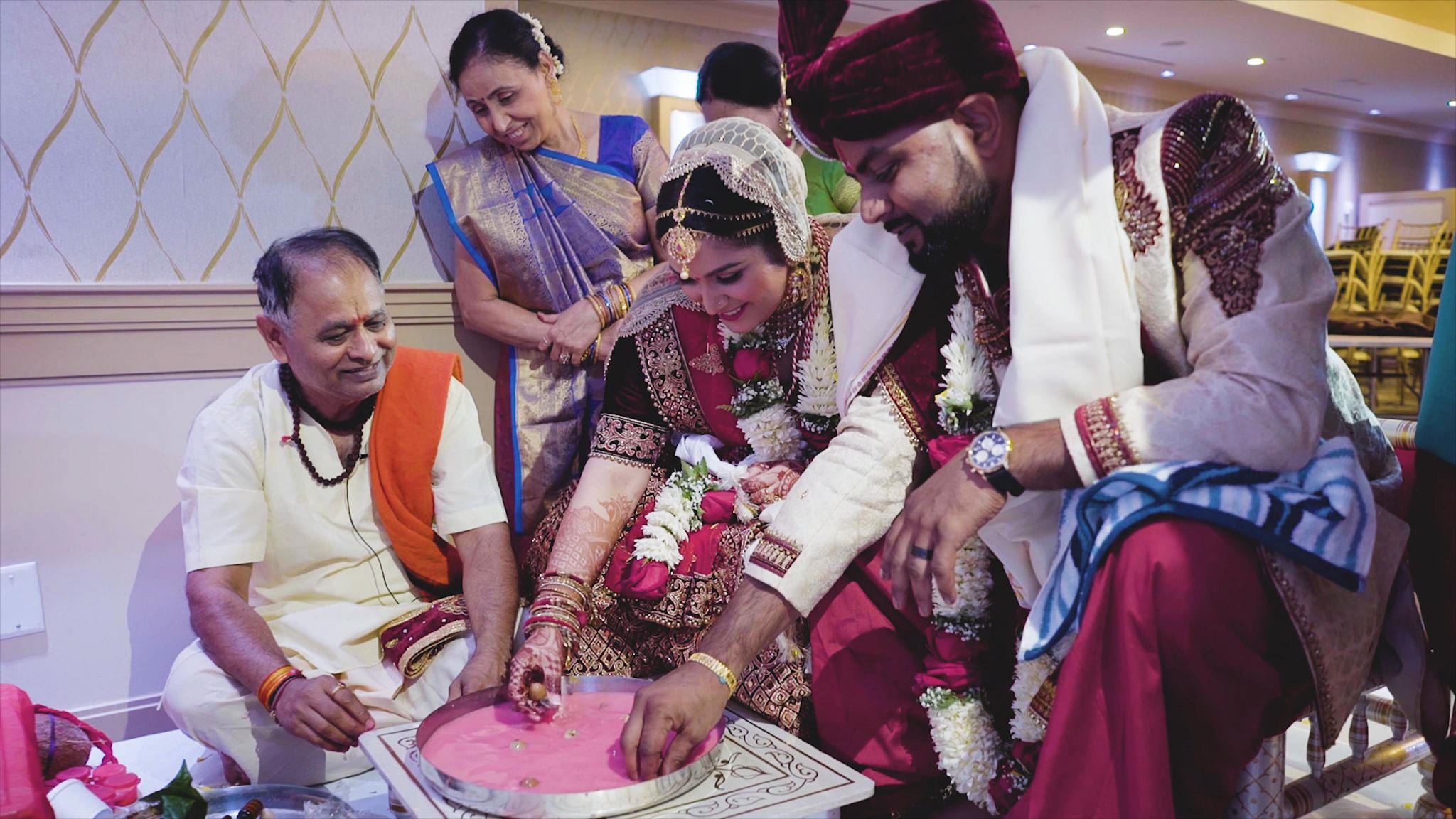 Marigold Somerset NJ Hindu Wedding | Zalak & Parag | Coin Game