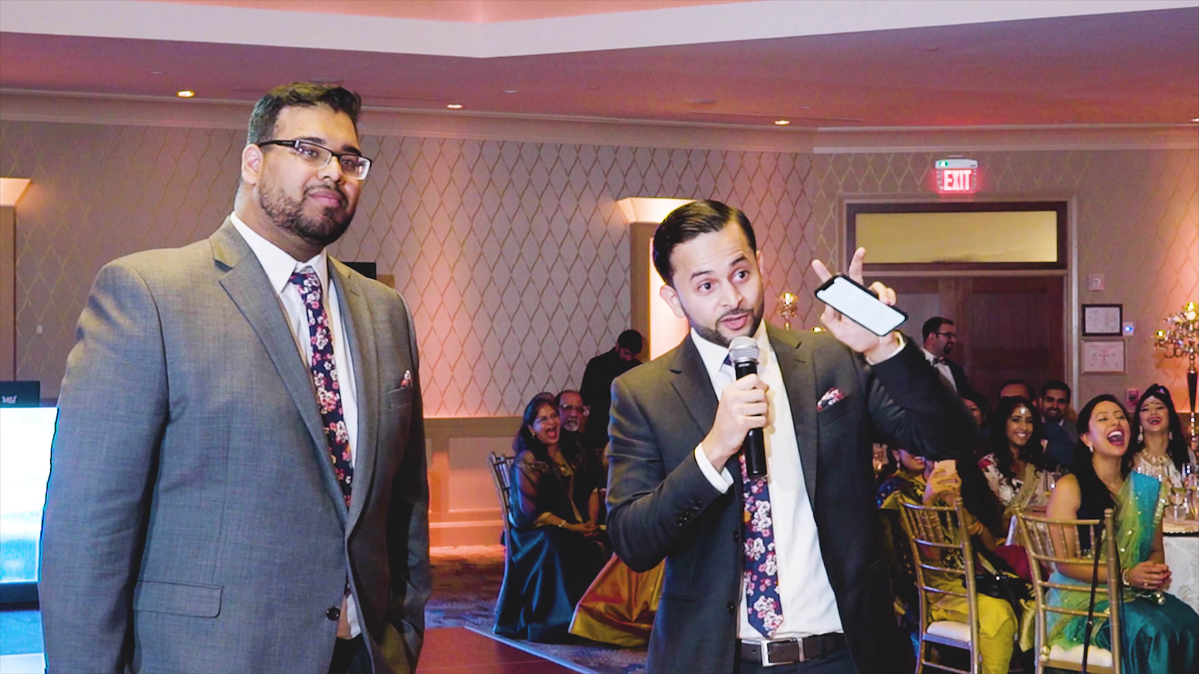 Marigold Somerset NJ Hindu Wedding | Nidhi & Rudra | Sahil and Sachin Speech