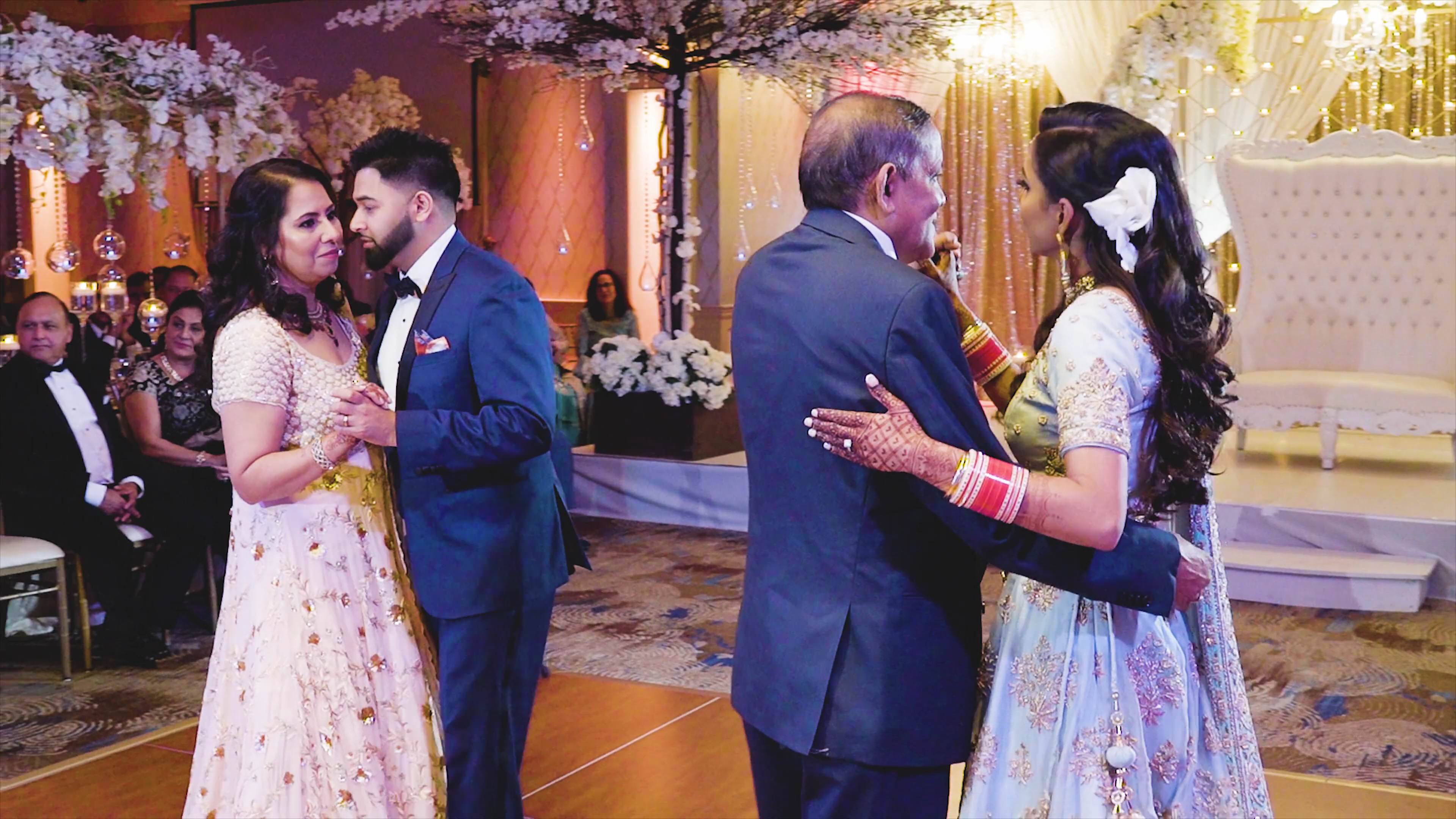 Marigold Somerset NJ Hindu Wedding | Nidhi & Rudra | Mother Son and Father Daughter Dance