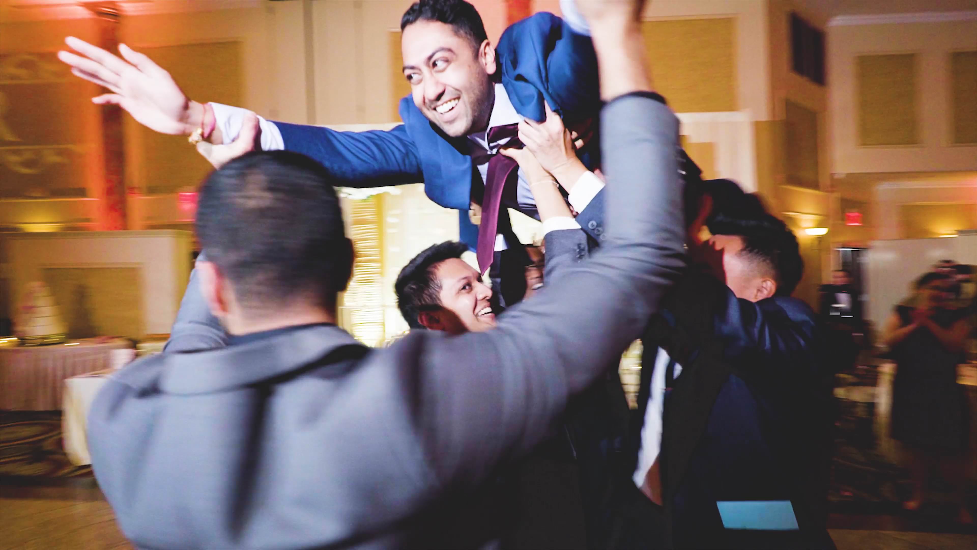 The Merion Cinnaminson NJ Hindu Wedding | Khushboo & Ruben | Bridesmaids and Groomsmen Dance Battle