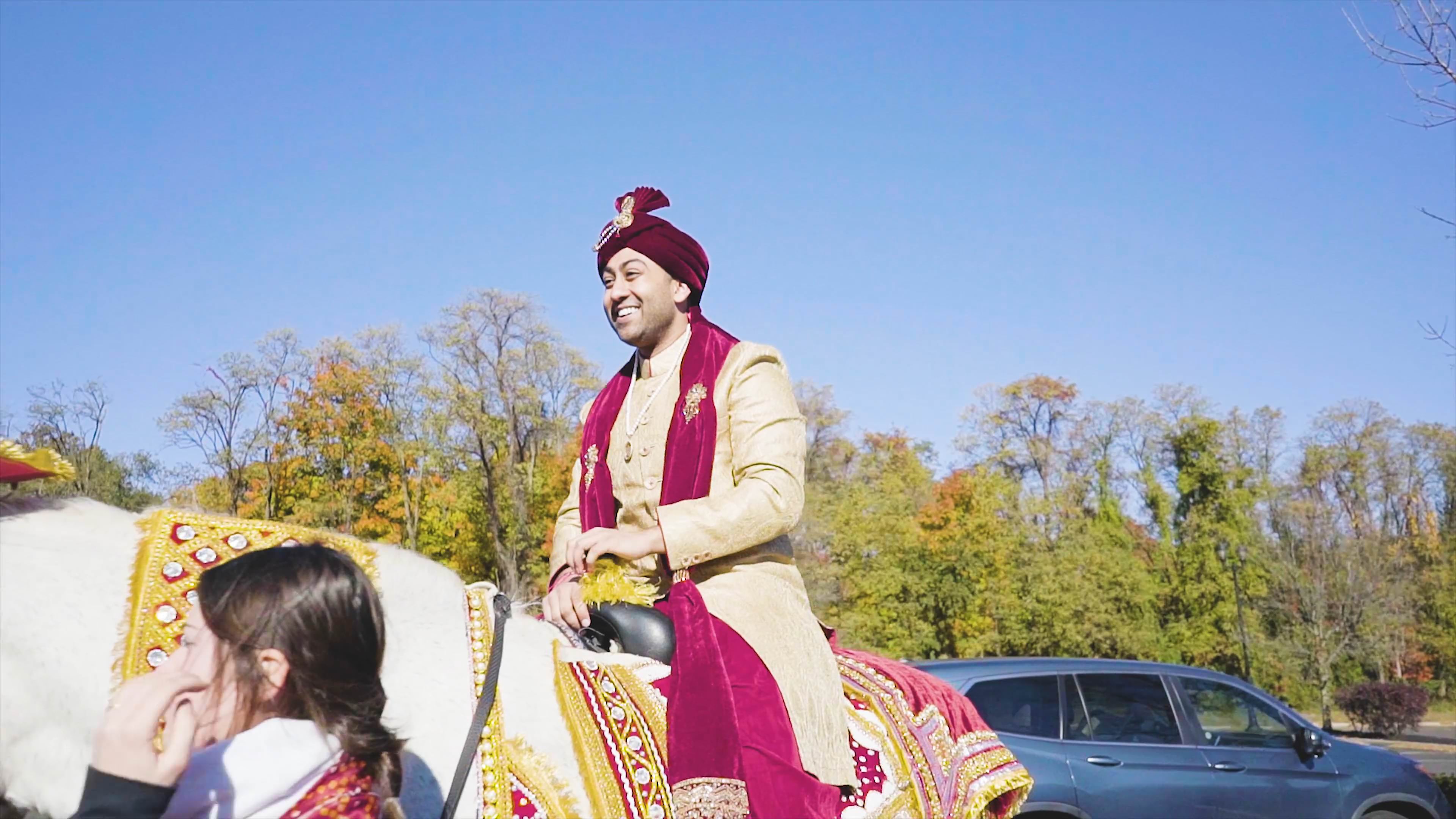 The Merion Cinnaminson NJ Hindu Wedding | Khushboo & Ruben | Baraat
