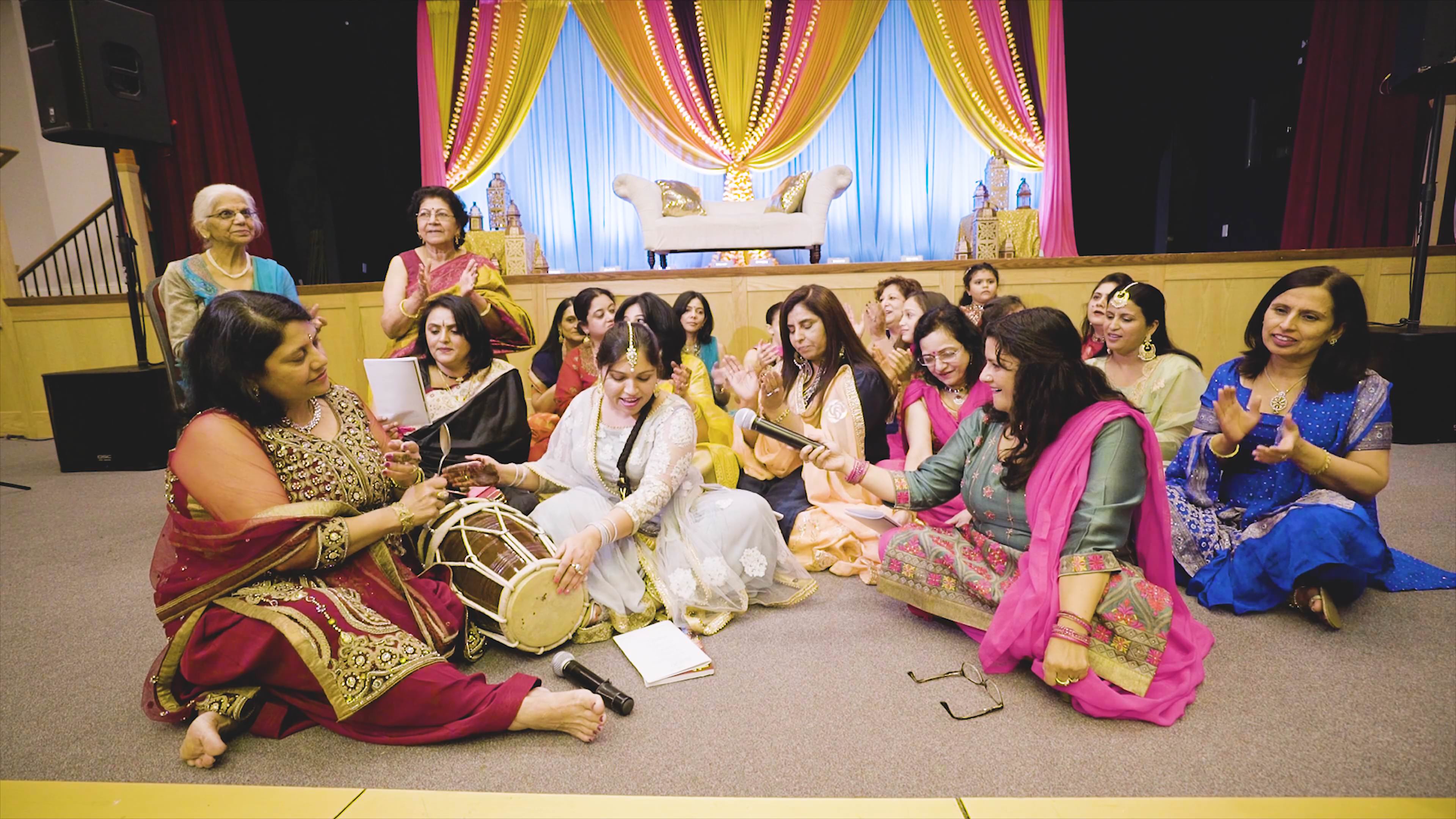 Shri Swaminarayan Temple Cinnaminson NJ Hindu Wedding | Khushboo & Ruben | Ladies Sangeet