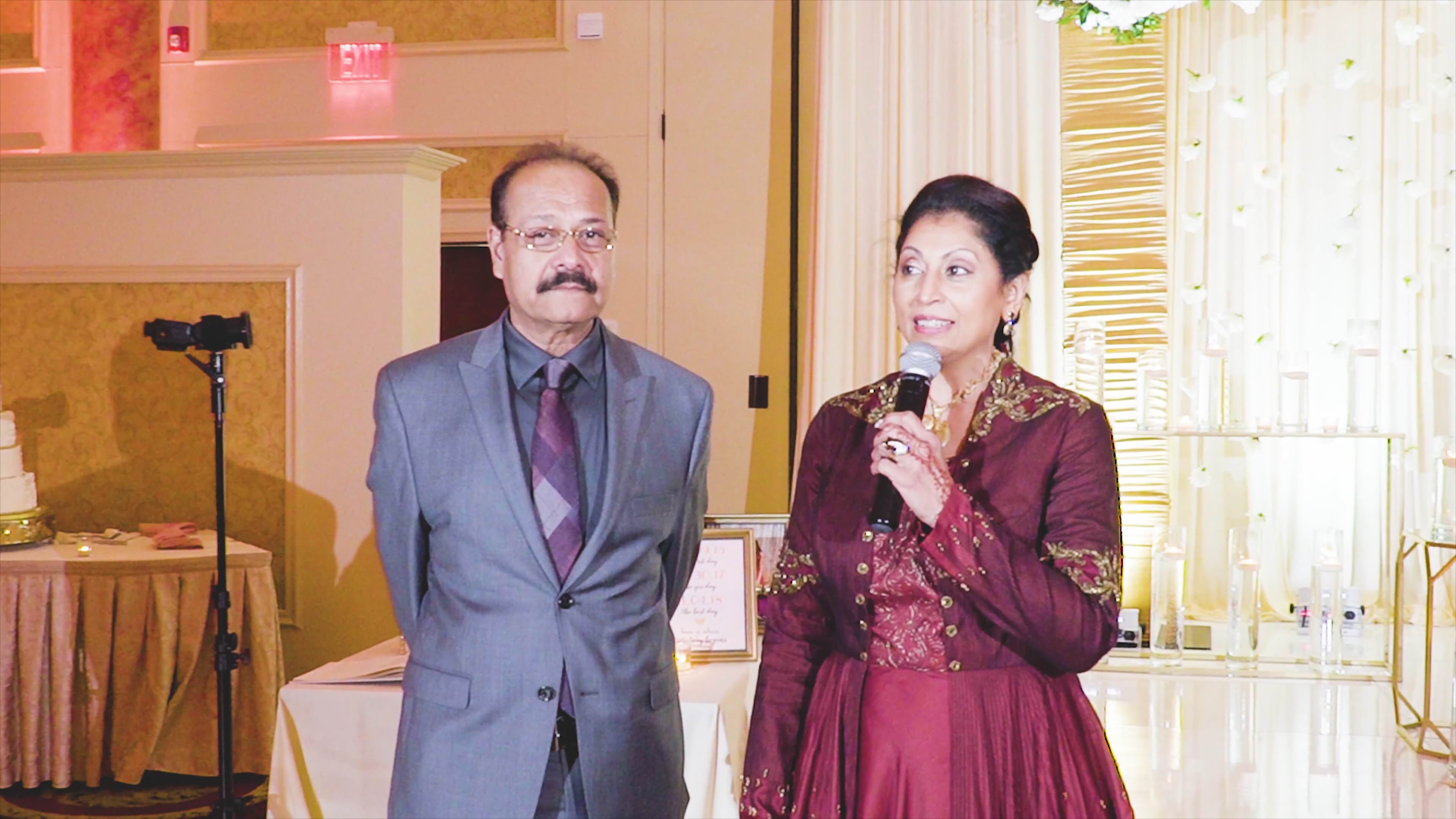 The Merion Cinnaminson NJ Hindu Wedding | Khushboo & Ruben | Groom Parents Speech