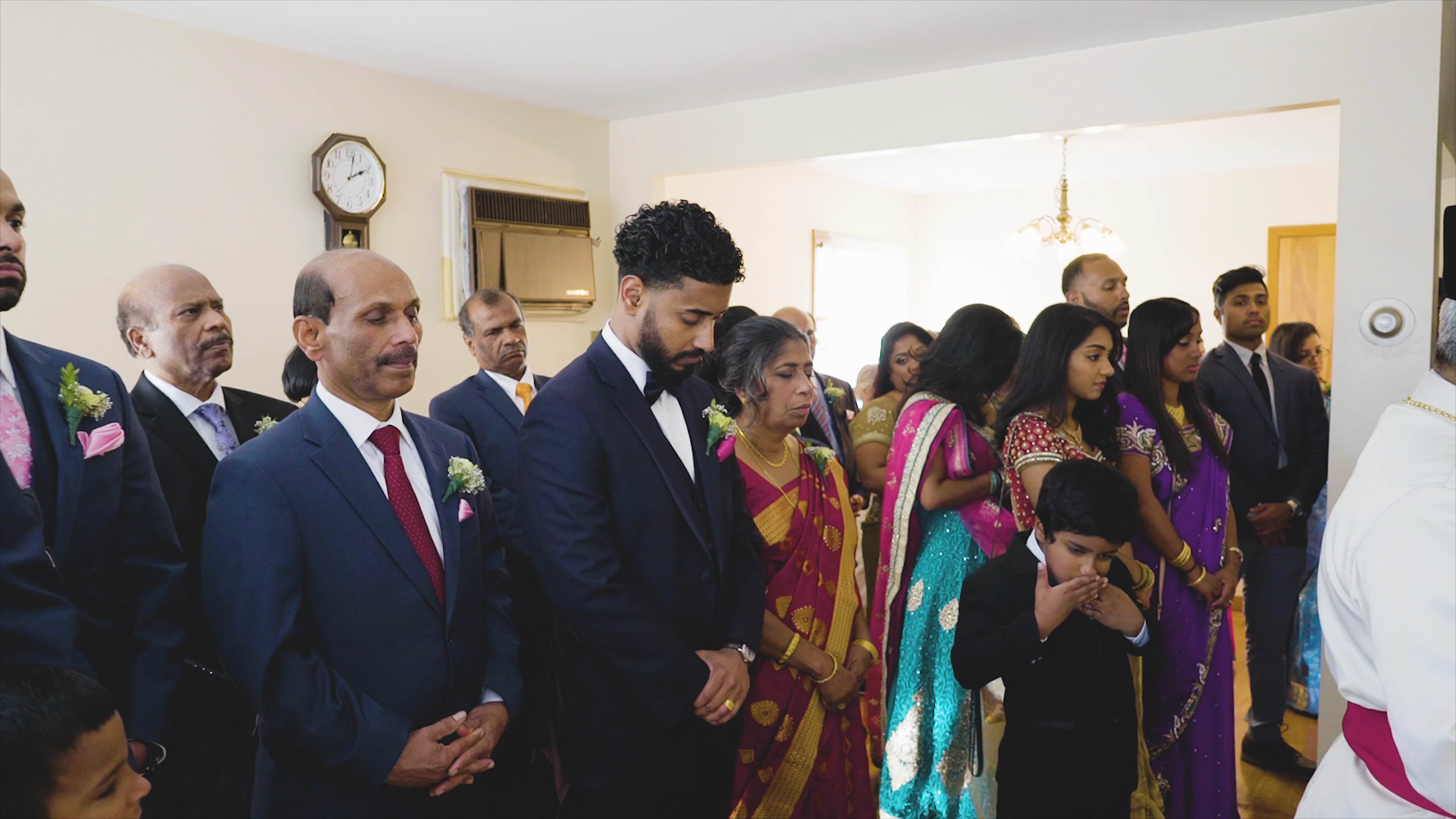 Royal Alberts Palace Fords NJ Greek Orthodox Wedding | Sibyl & Jithin | Jithin Prayer