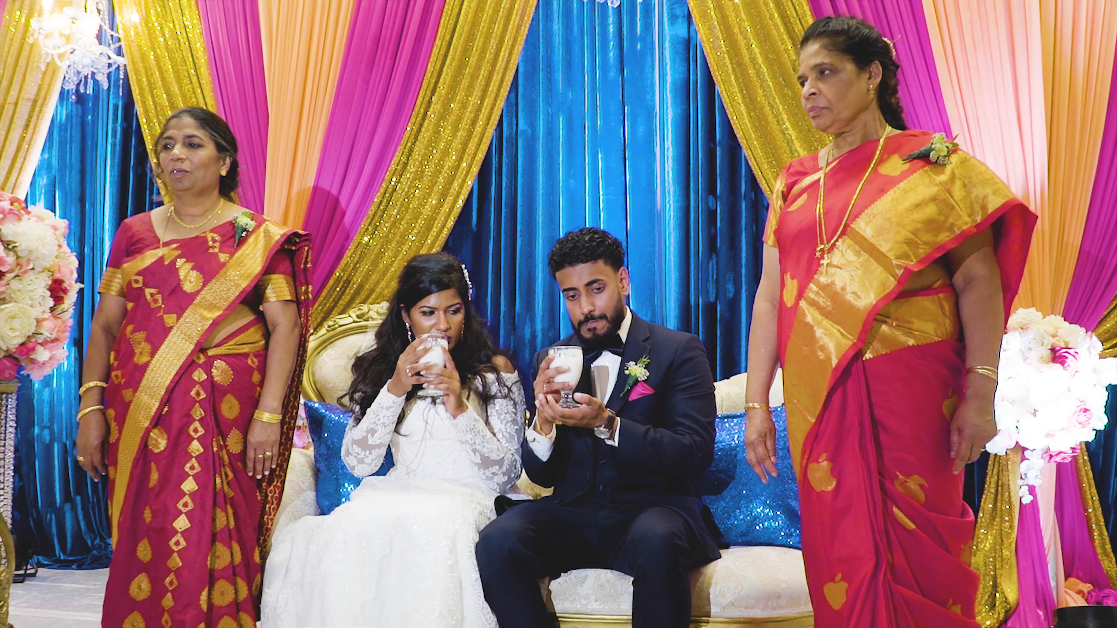 Royal Alberts Palace Fords NJ Greek Orthodox Wedding | Sibyl & Jithin | Milk Ceremony