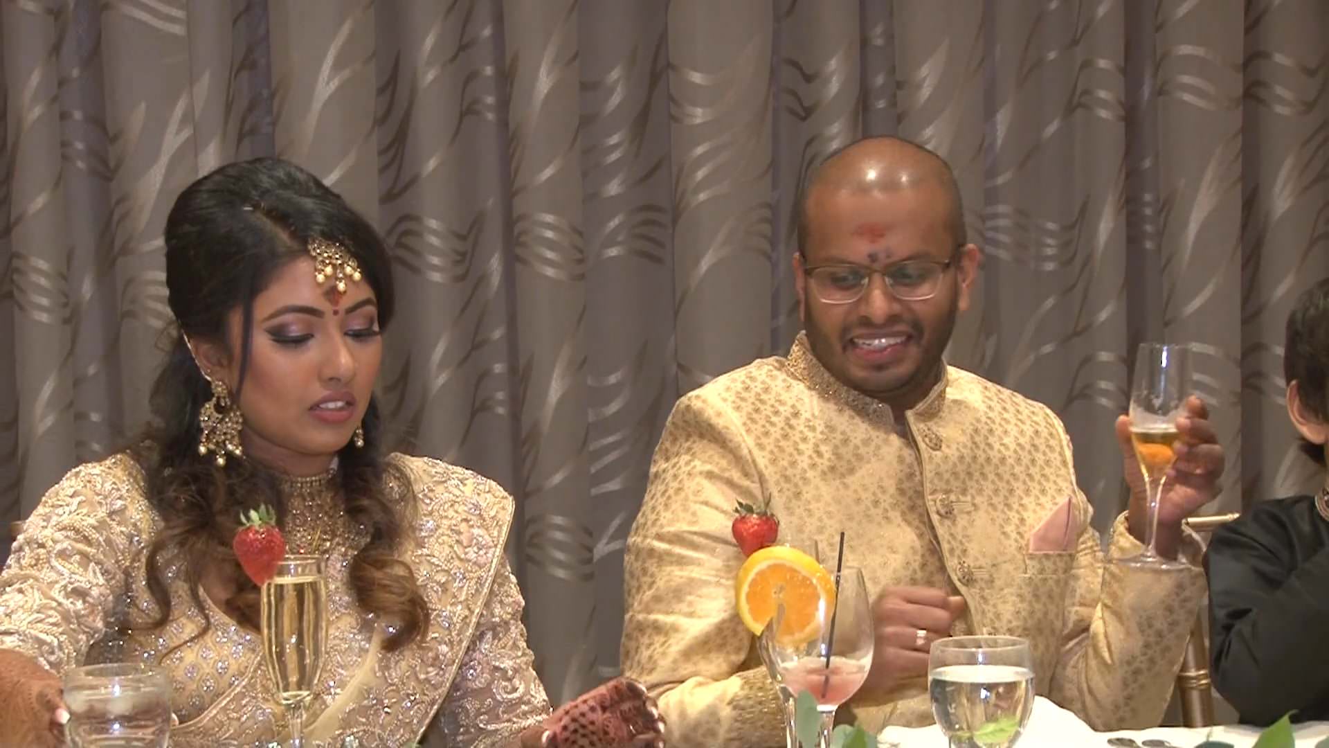Valley Forge Convention Center King of Prussia PA Hindu Wedding | Suryalekshmy & Prakash | Reception Ceremony