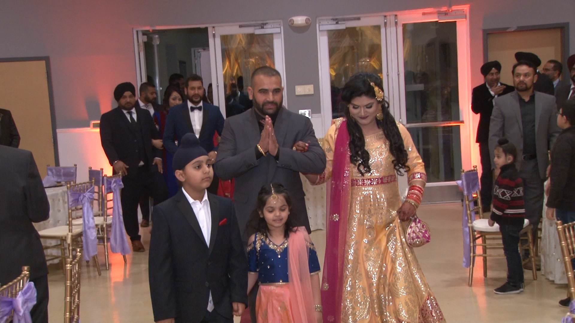 Patton Hall Sterling VA Reception | Jasdeep & Satbir | Grand Entrance
