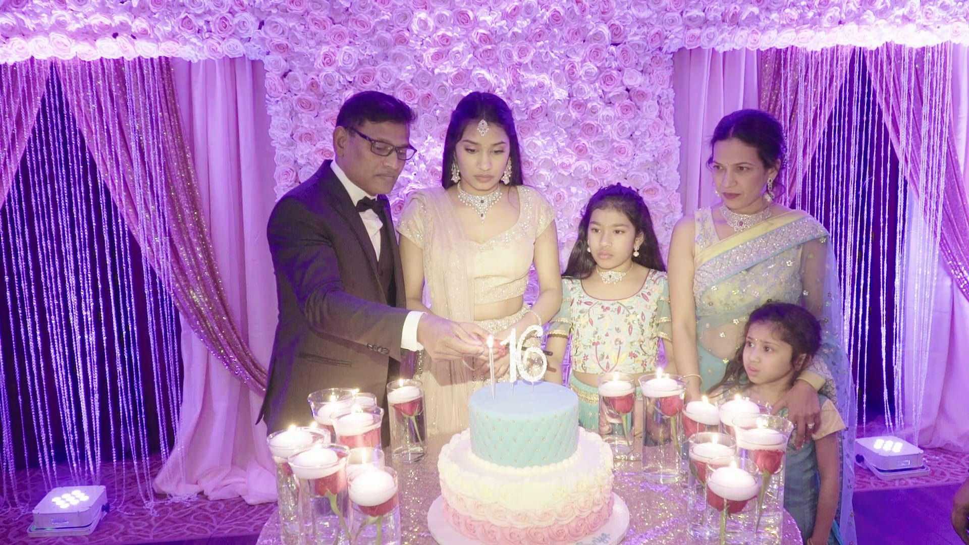 Downingtown Country Club Downingtown PA Sweet 16 | Srija Sweet 16 | Cake Cutting
