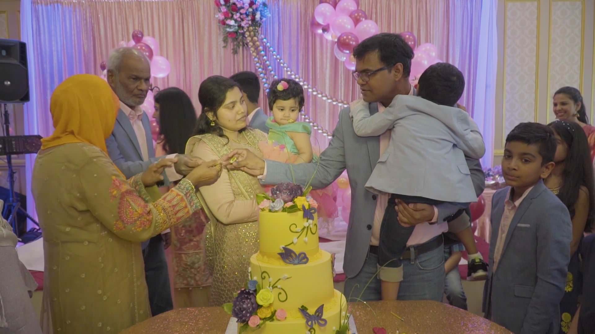 Deewan Banquet Piscataway NJ Birthday | Afsa Birthday | Cake Cutting