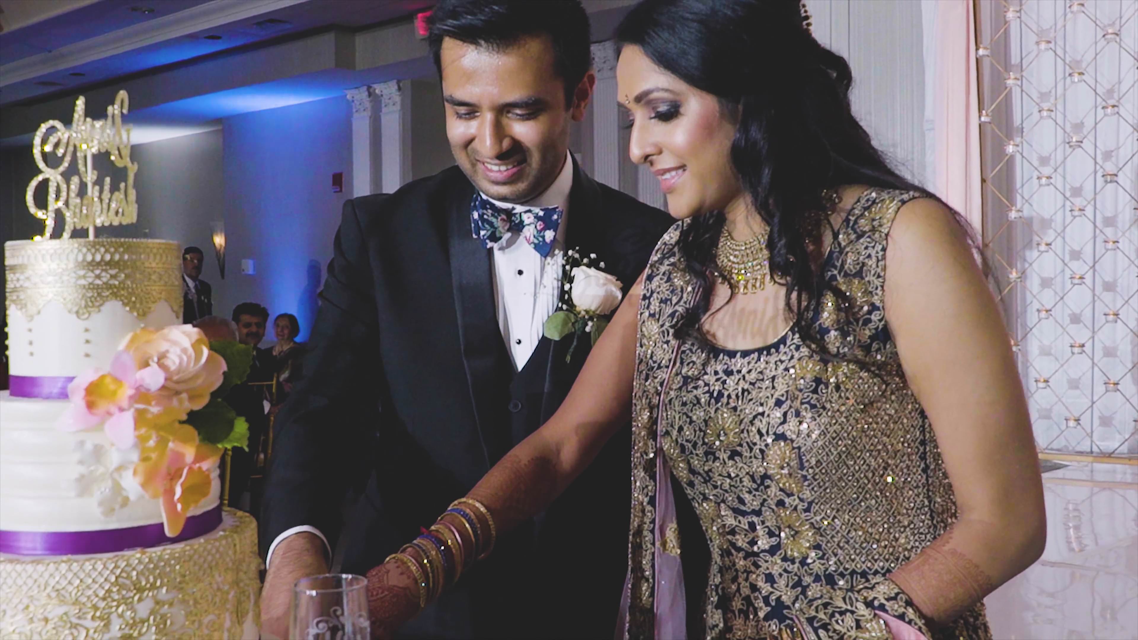 Sheraton Mahwah Mahwah NJ Indian Wedding | Avni & Bhartesh | Cake Cutting