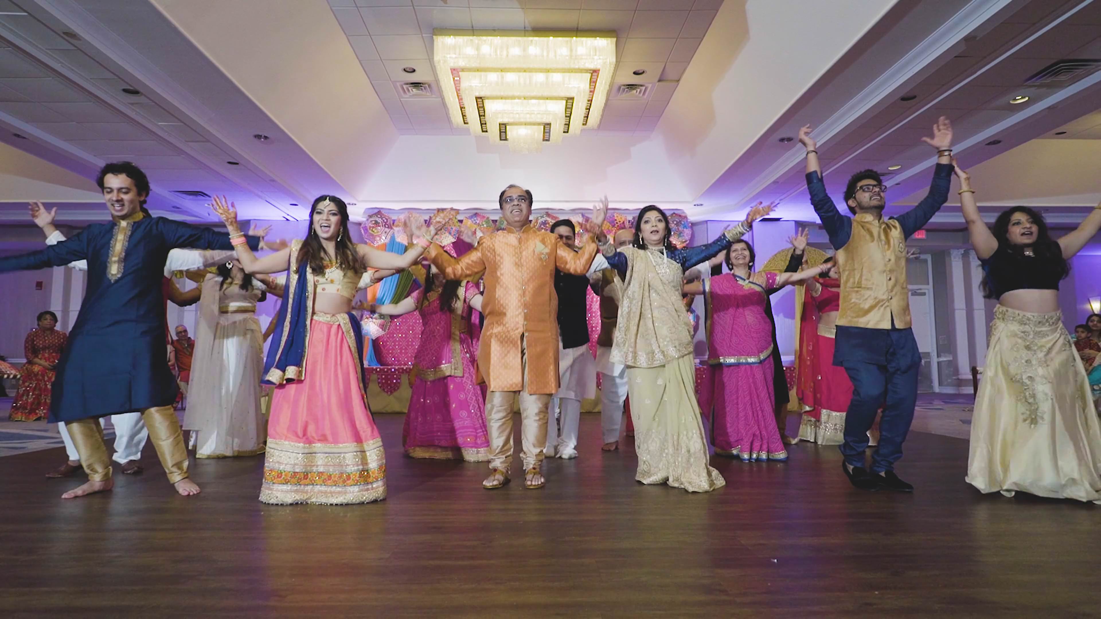 Sheraton Mahwah Mahwah NJ Indian Wedding | Avni & Bhartesh | Groom Family Sangeet Dance