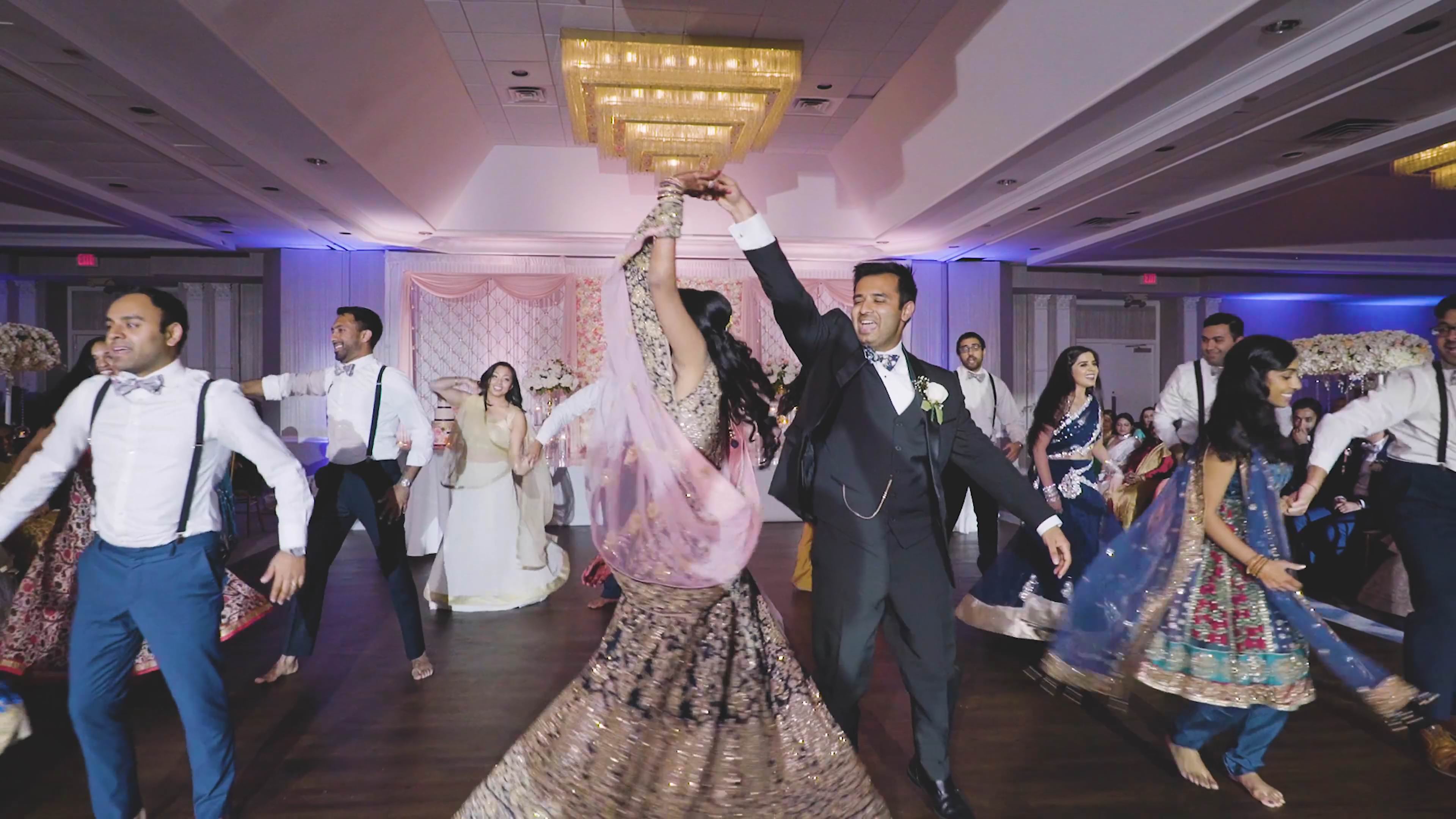 Sheraton Mahwah Mahwah NJ Indian Wedding | Avni & Bhartesh | Groomsmen and Bridesmaids Performance