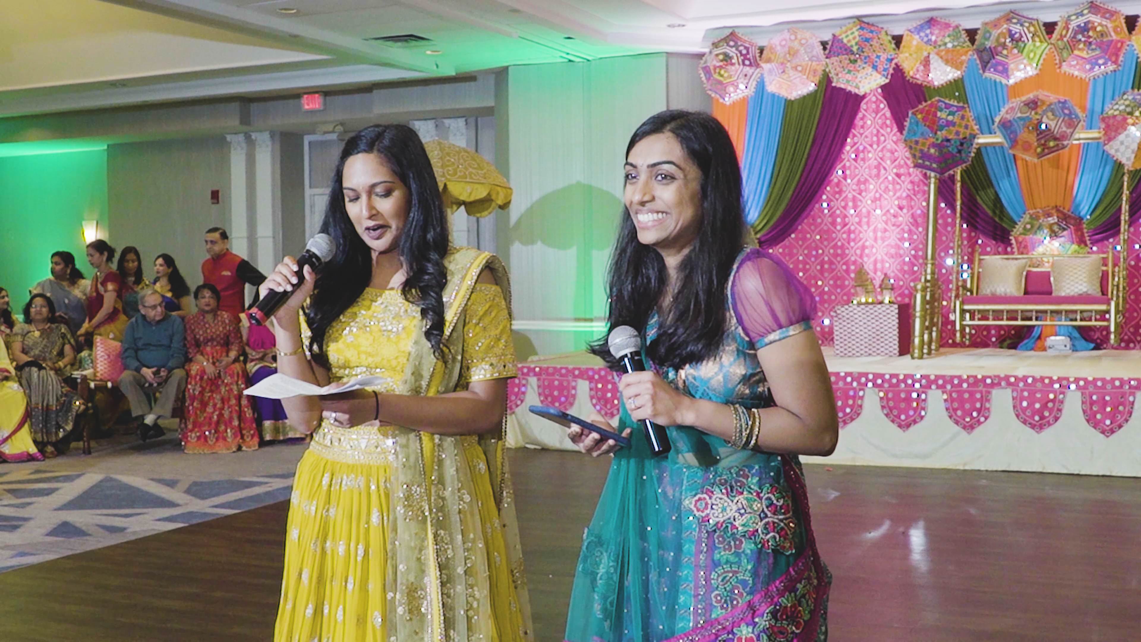 Sheraton Mahwah Mahwah NJ Indian Wedding | Avni & Bhartesh | Sejal and Jinali Sangeet Speech