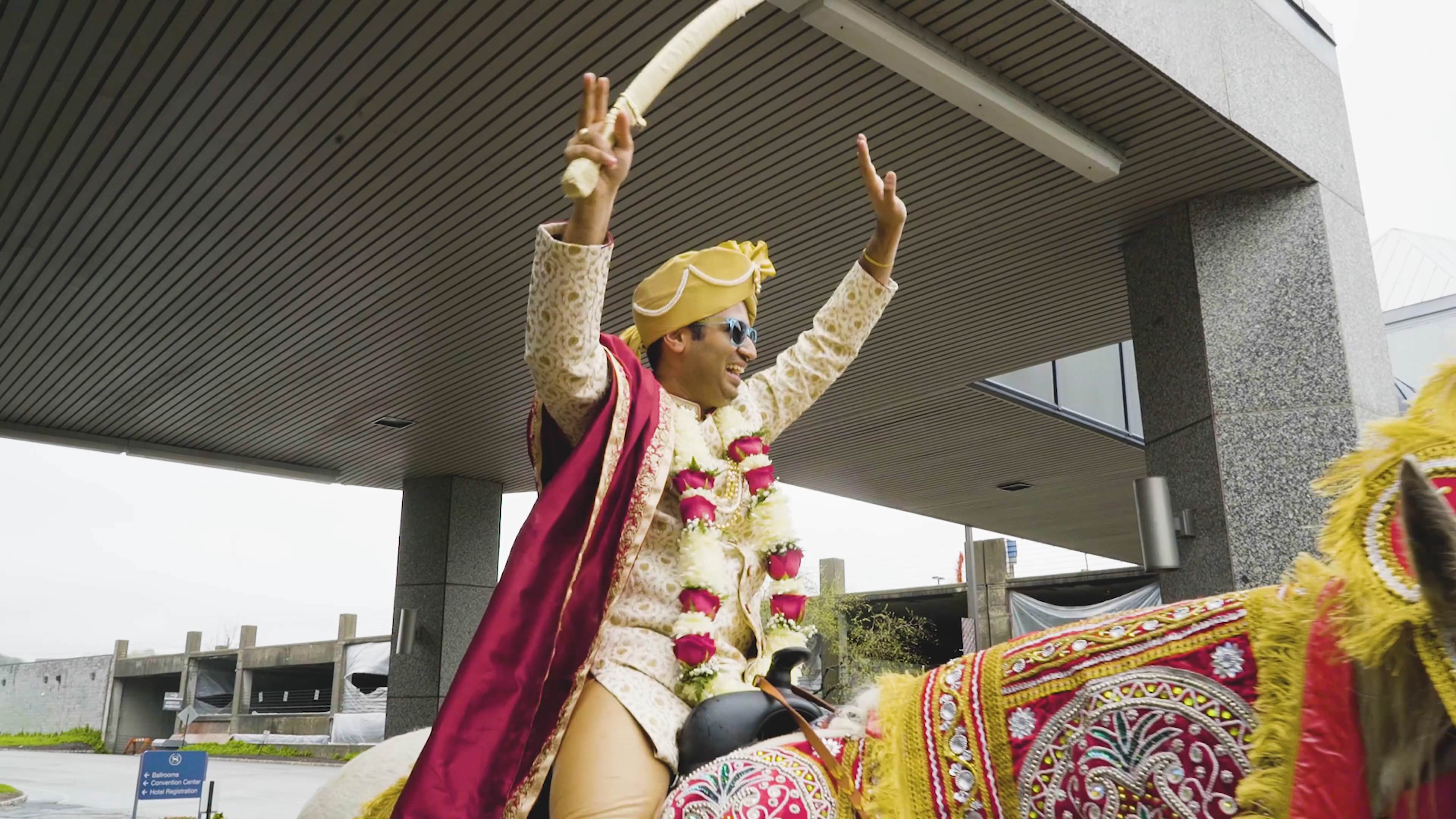 Sheraton Mahwah Mahwah NJ Indian Wedding | Avni & Bhartesh | Baraat
