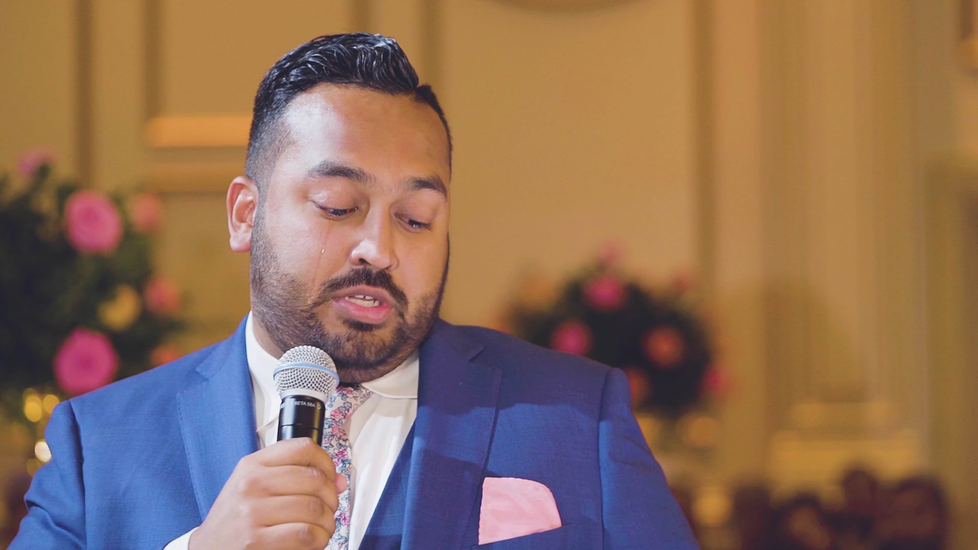 The Tides Estate NJ Fusion Wedding | Prerna & Kevin | Bride Brother Speech
