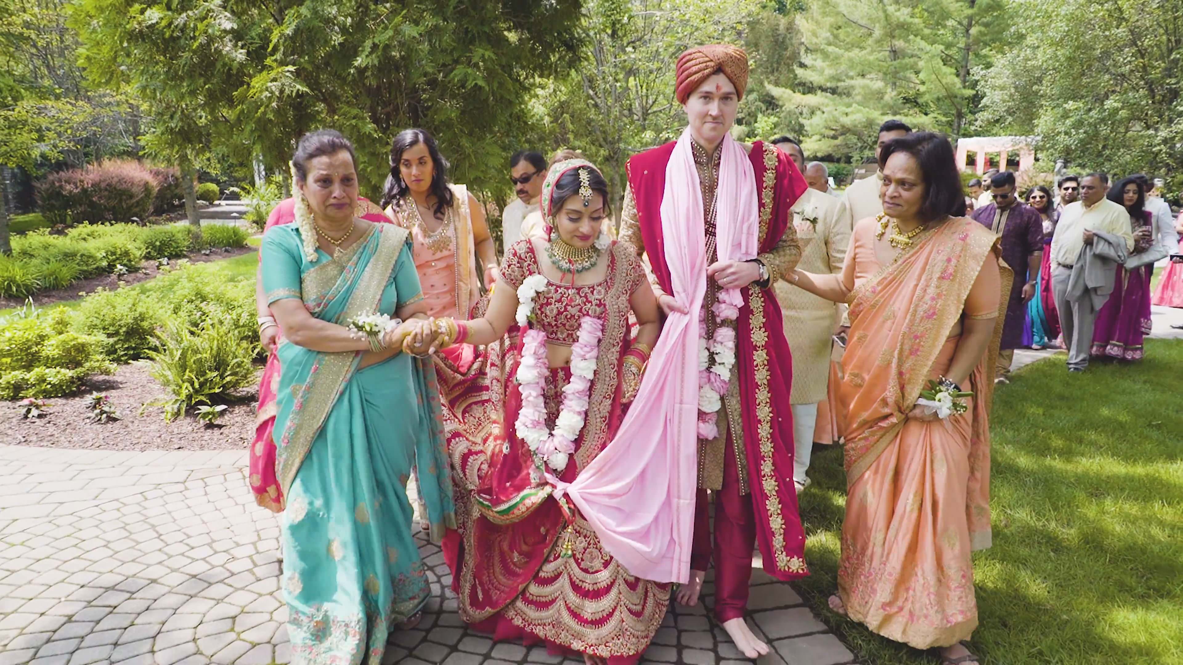 The Tides Estate NJ Fusion Wedding | Prerna & Kevin | Vidaai