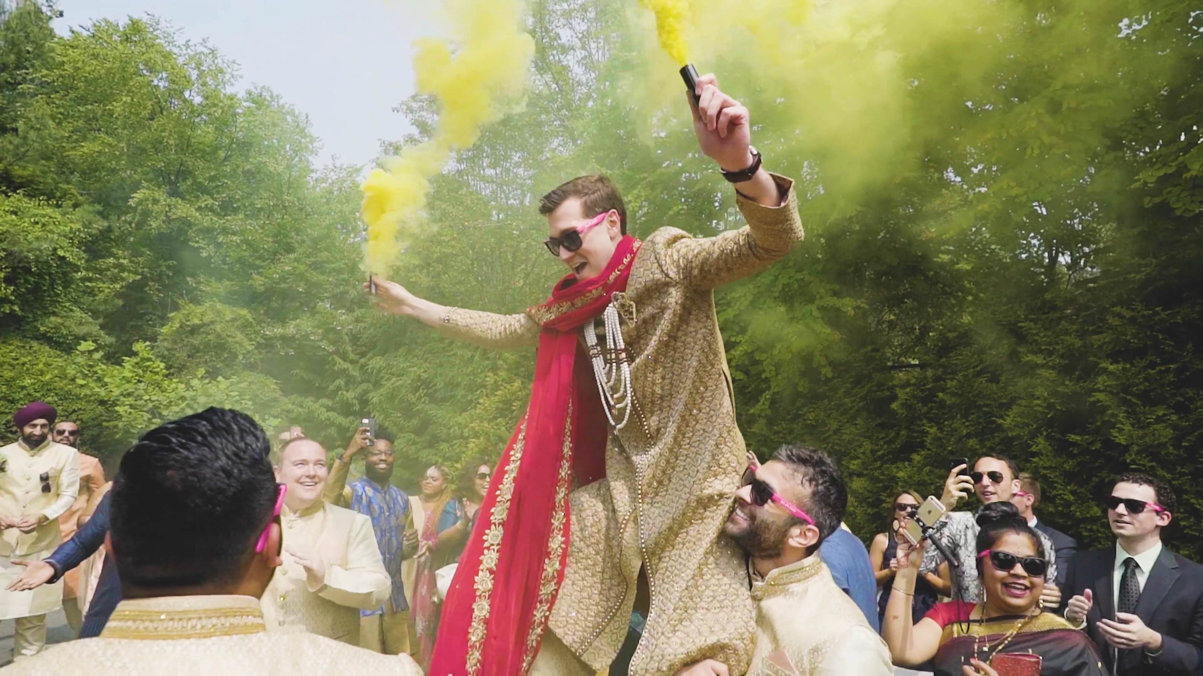 The Tides Estate NJ Fusion Wedding | Prerna & Kevin | Baraat