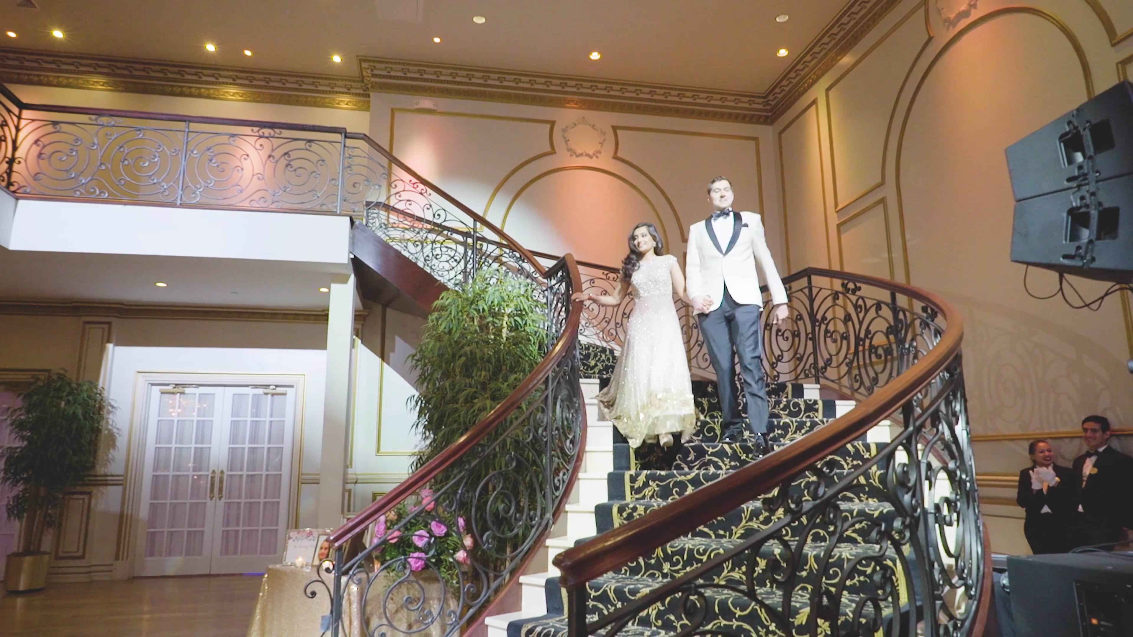 The Tides Estate NJ Fusion Wedding | Prerna & Kevin | Grand Entrance