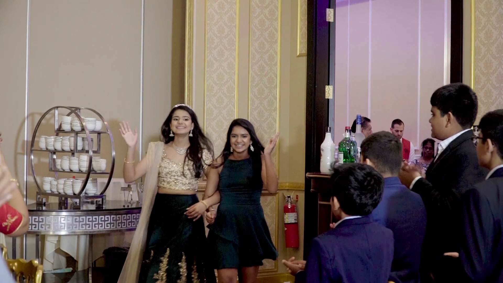 Deewan Banquet Piscataway NJ Sweet 16 | Amrutha Sweet 16 | Amrutha Entrance