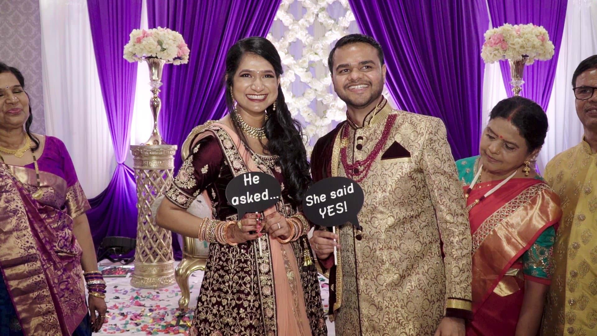 Nanking Restaurant South Plainfield NJ Engagement | Niki & Hardik | Feature Film