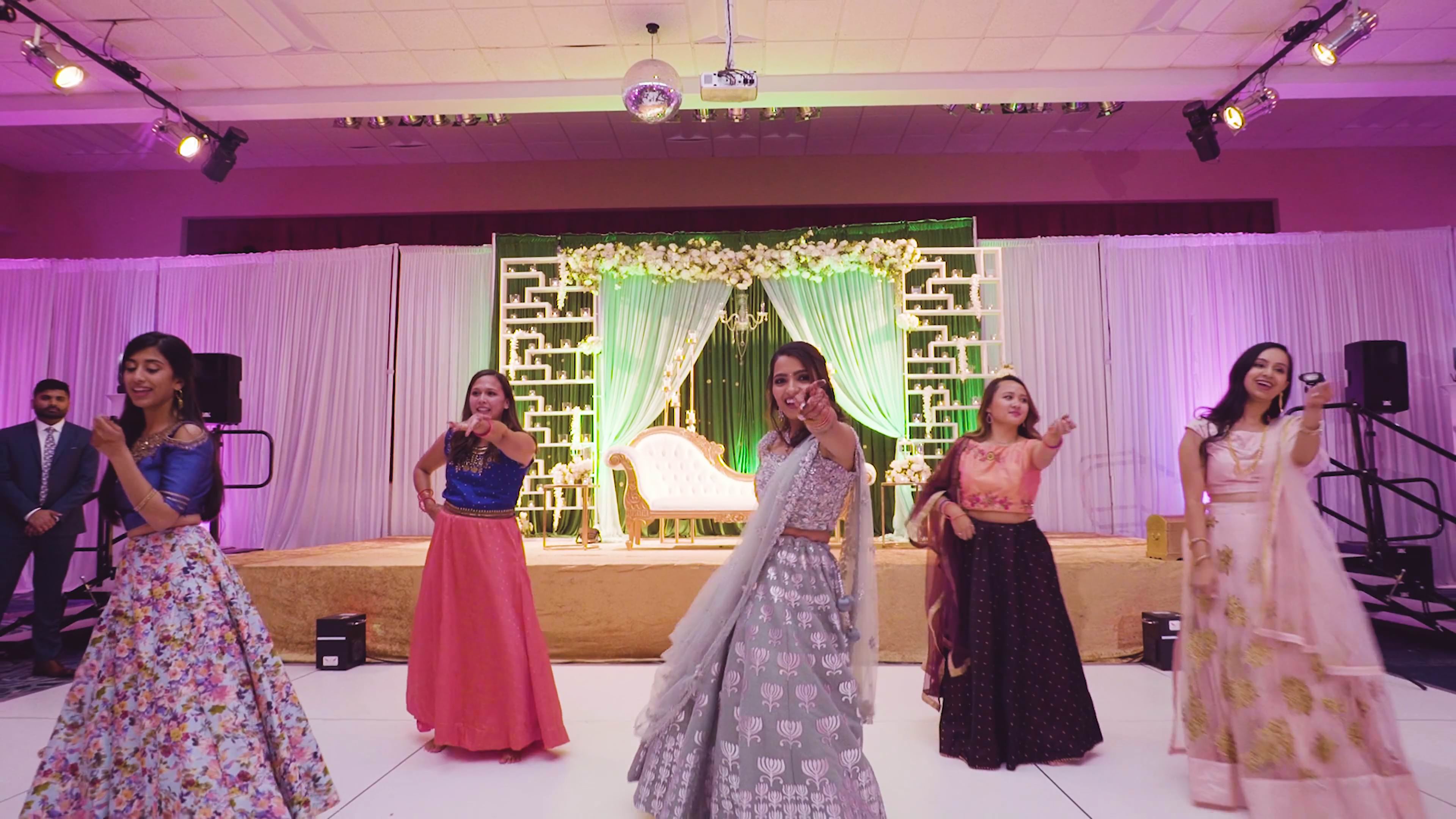 Cultural Center of India Chester VA Hindu Wedding | Switu & Neil | Bridal Party Dance