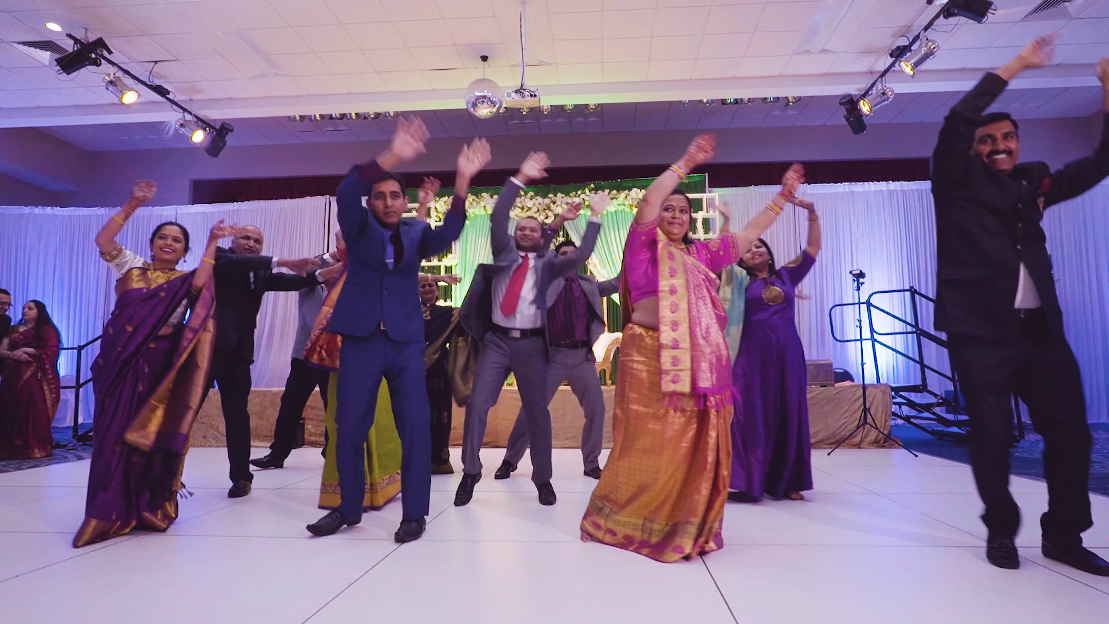 Cultural Center of India Chester VA Hindu Wedding | Switu & Neil | Bride Family Performance