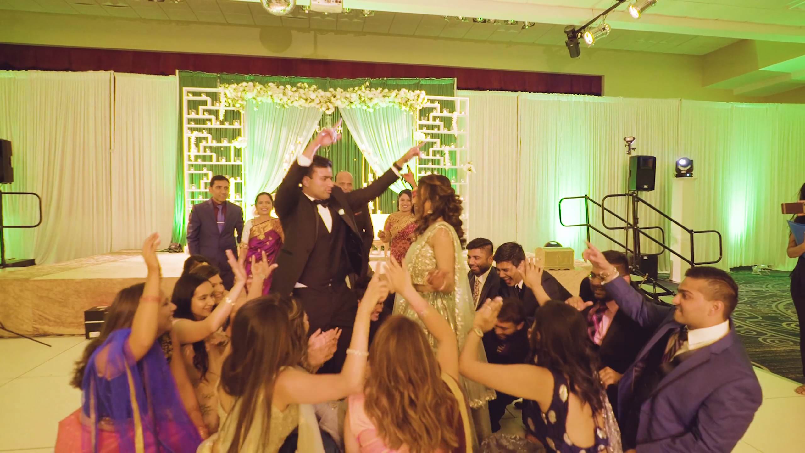 Cultural Center of India Chester VA Hindu Wedding | Switu & Neil | Grand Entrance