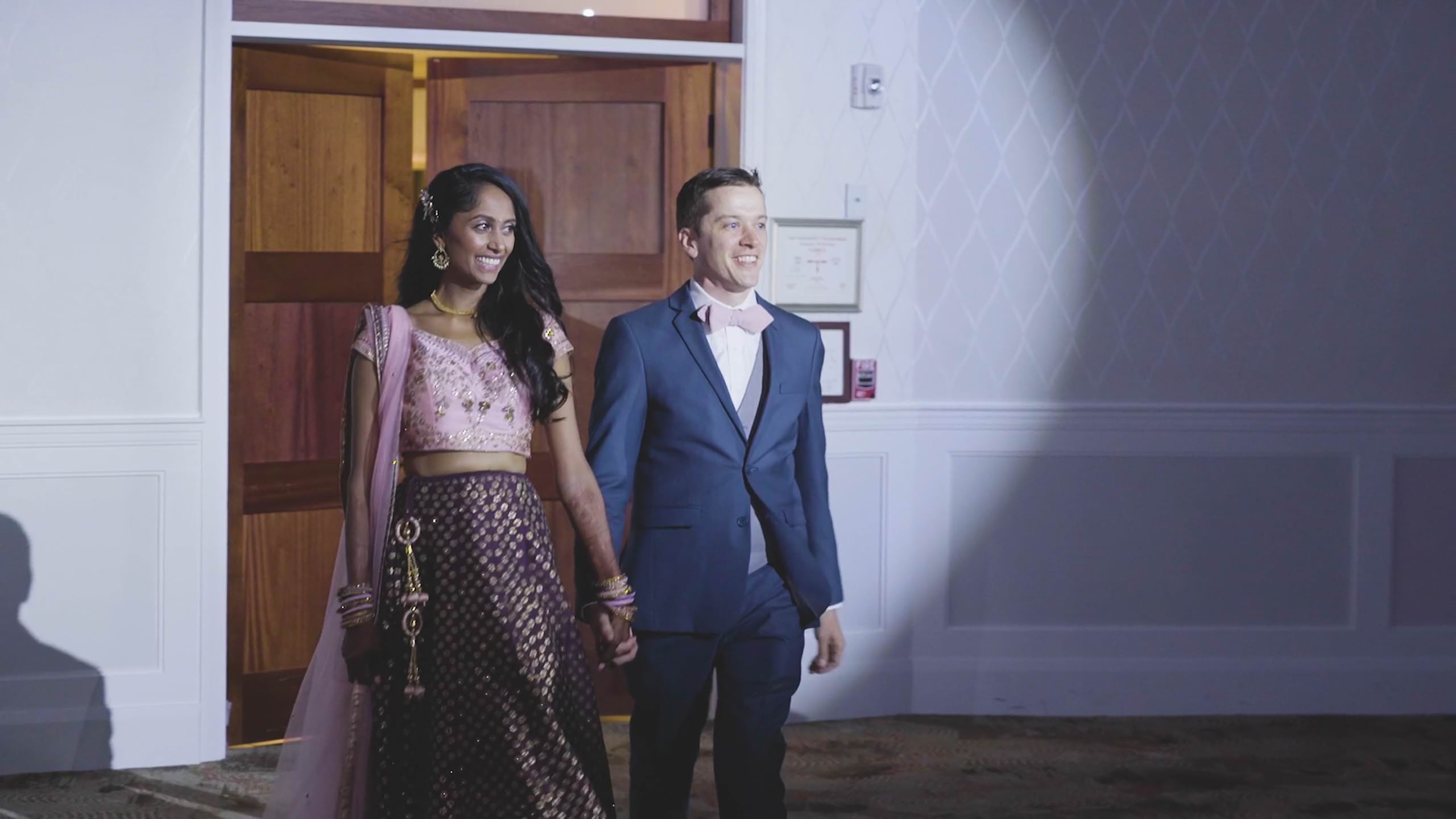 Marigold Somerset NJ Fusion Wedding | Anita & Patrick | Grand Entrance