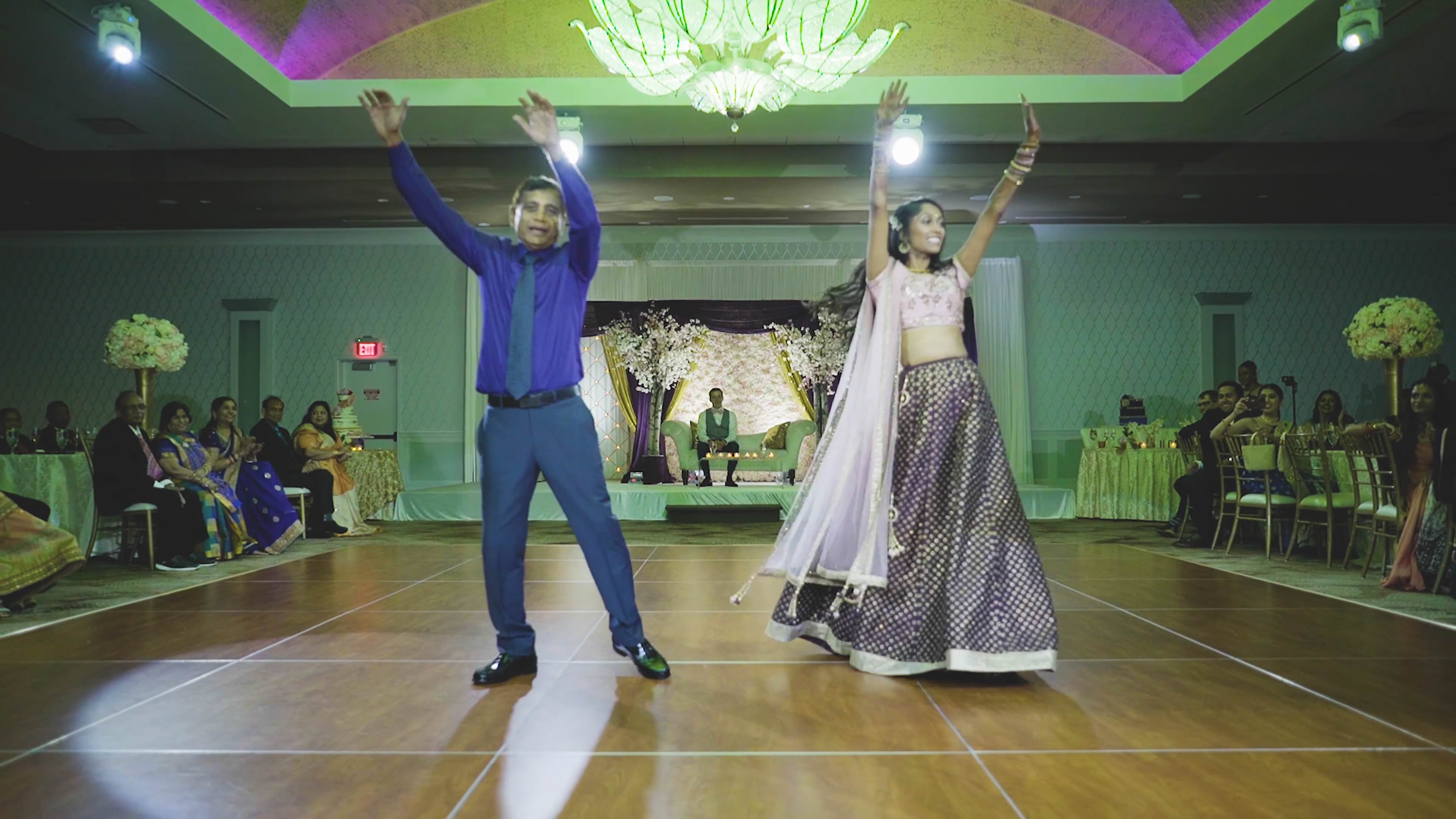 Marigold Somerset NJ Fusion Wedding | Anita & Patrick | Father Daughter Dance