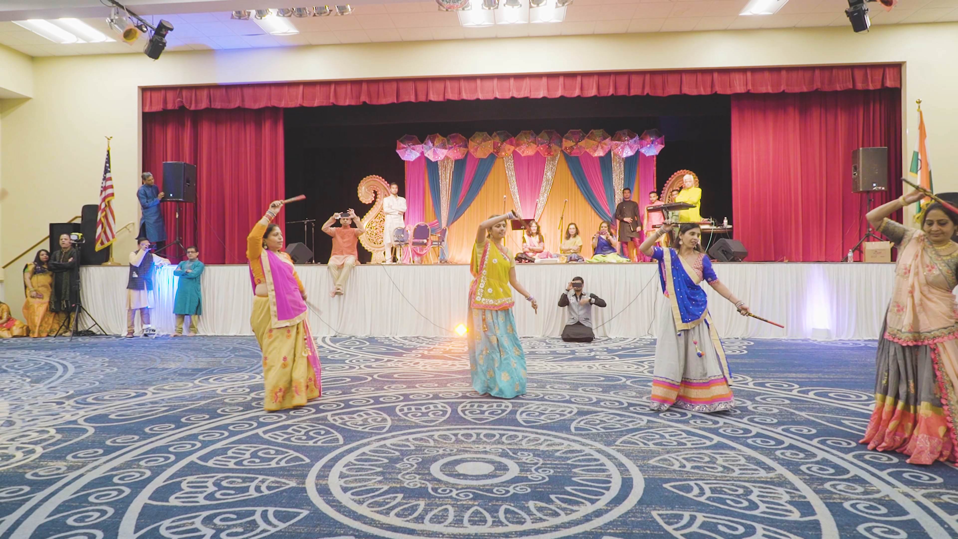 Cultural Center of India Chester VA Hindu Wedding | Switu & Neil | Surprise Garba Performance