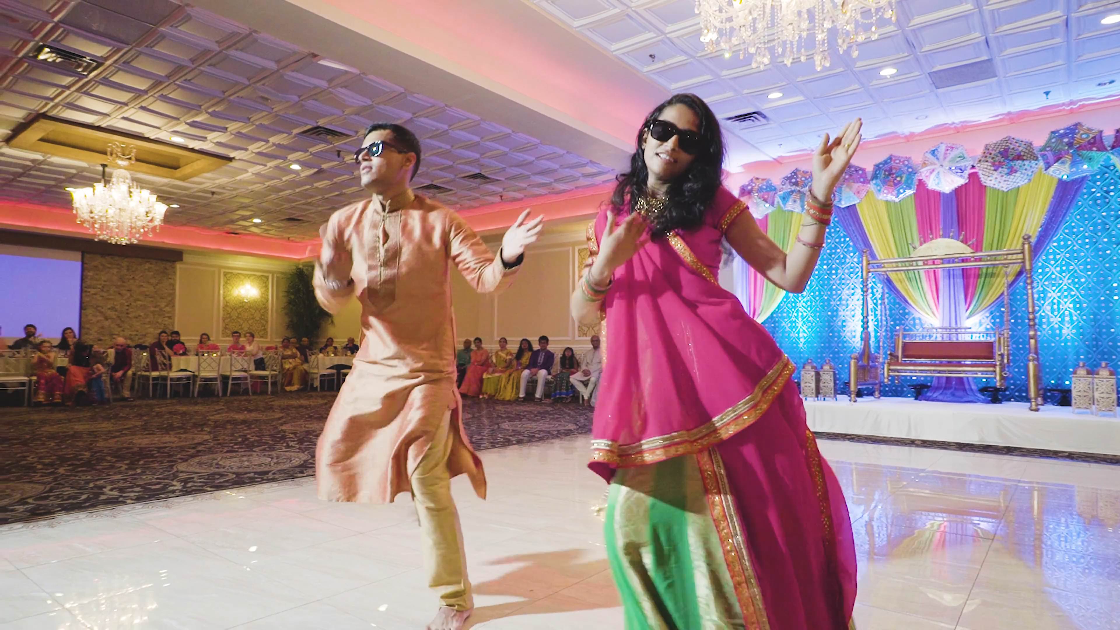 Ember Banquets Monmouth Junction NJ Fusion Wedding | Anita & Patrick | Suril Garba Dance