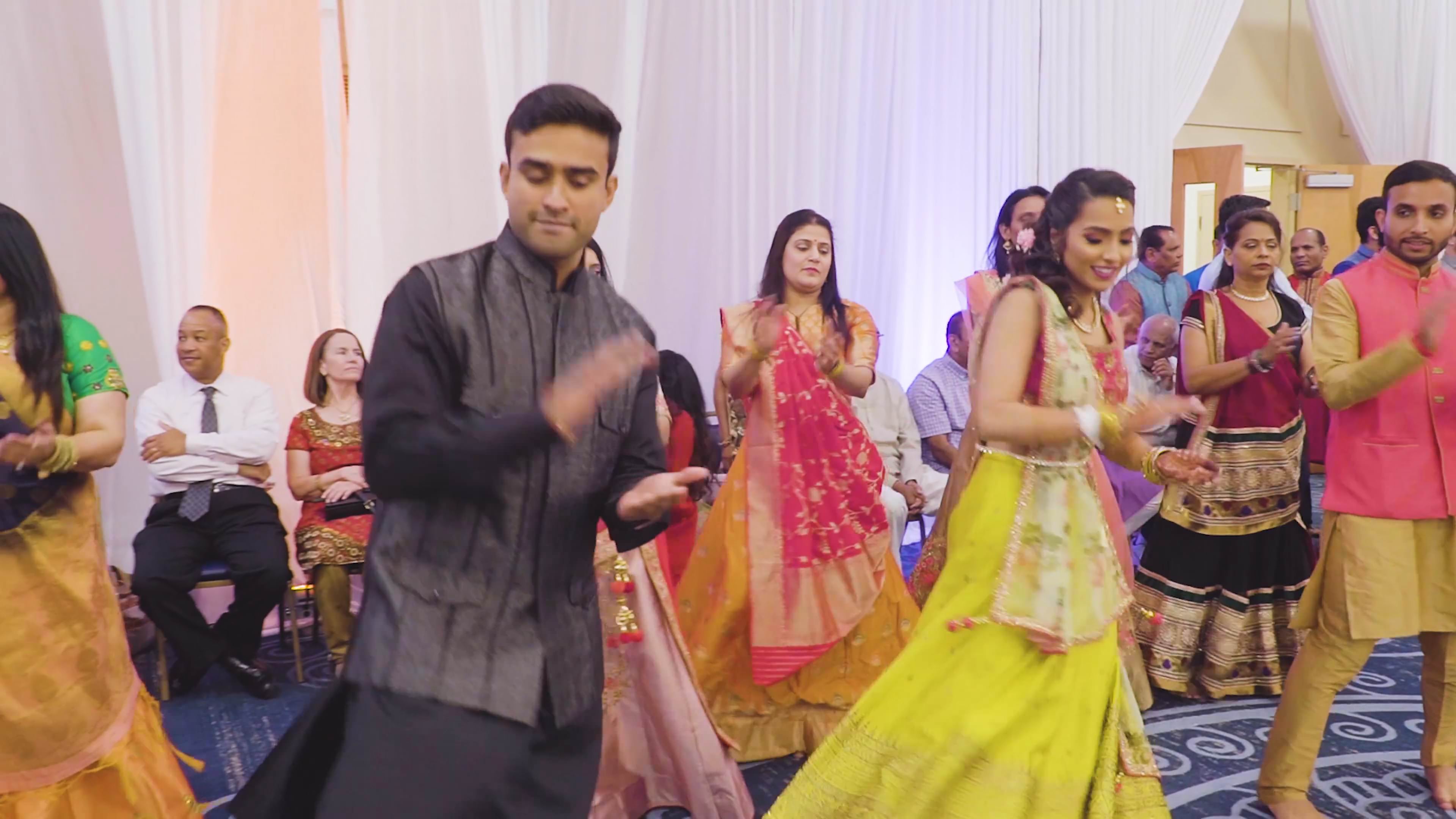 Cultural Center of India Chester VA Hindu Wedding | Switu & Neil | Garba Part I