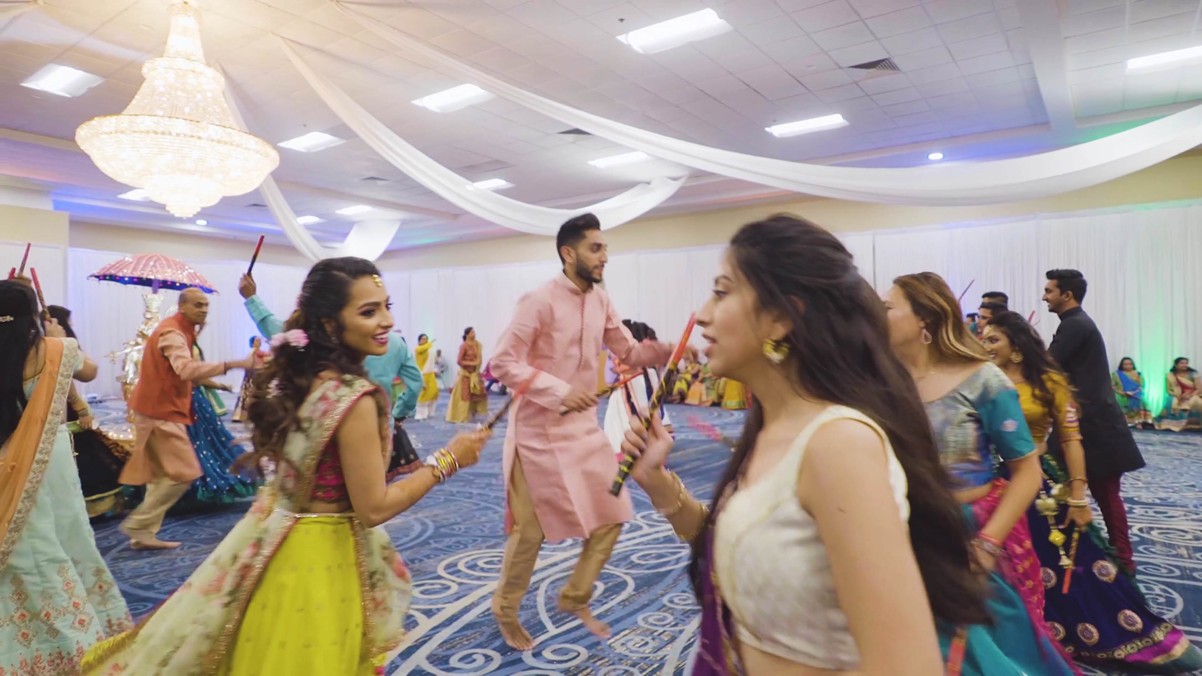 Cultural Center of India Chester VA Hindu Wedding | Switu & Neil | Garba Part III