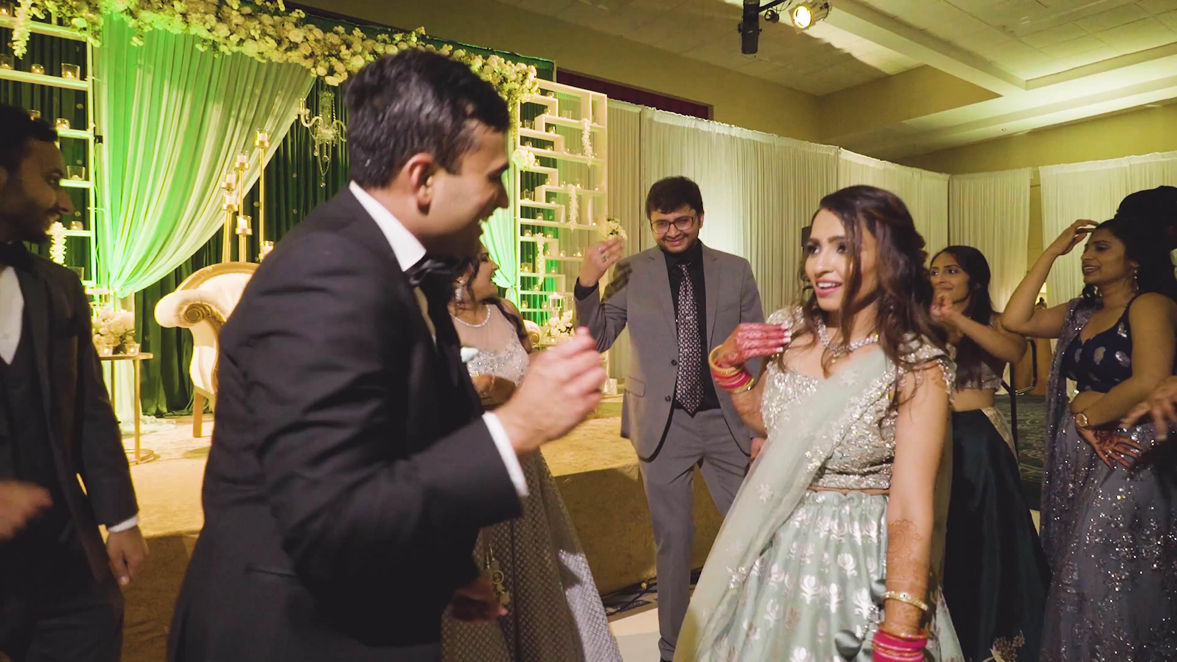 Cultural Center of India Chester VA Hindu Wedding | Switu & Neil | Reception Dancing