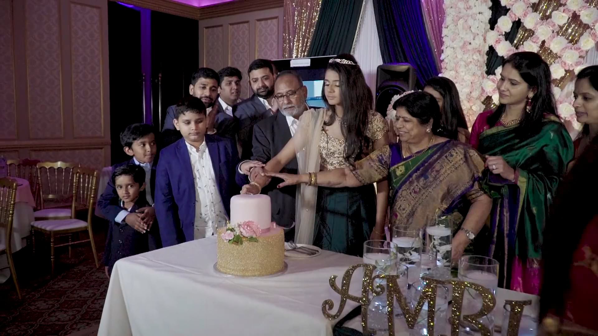 Deewan Banquet Piscataway NJ Sweet 16 | Amrutha Sweet 16 | Cake Cutting