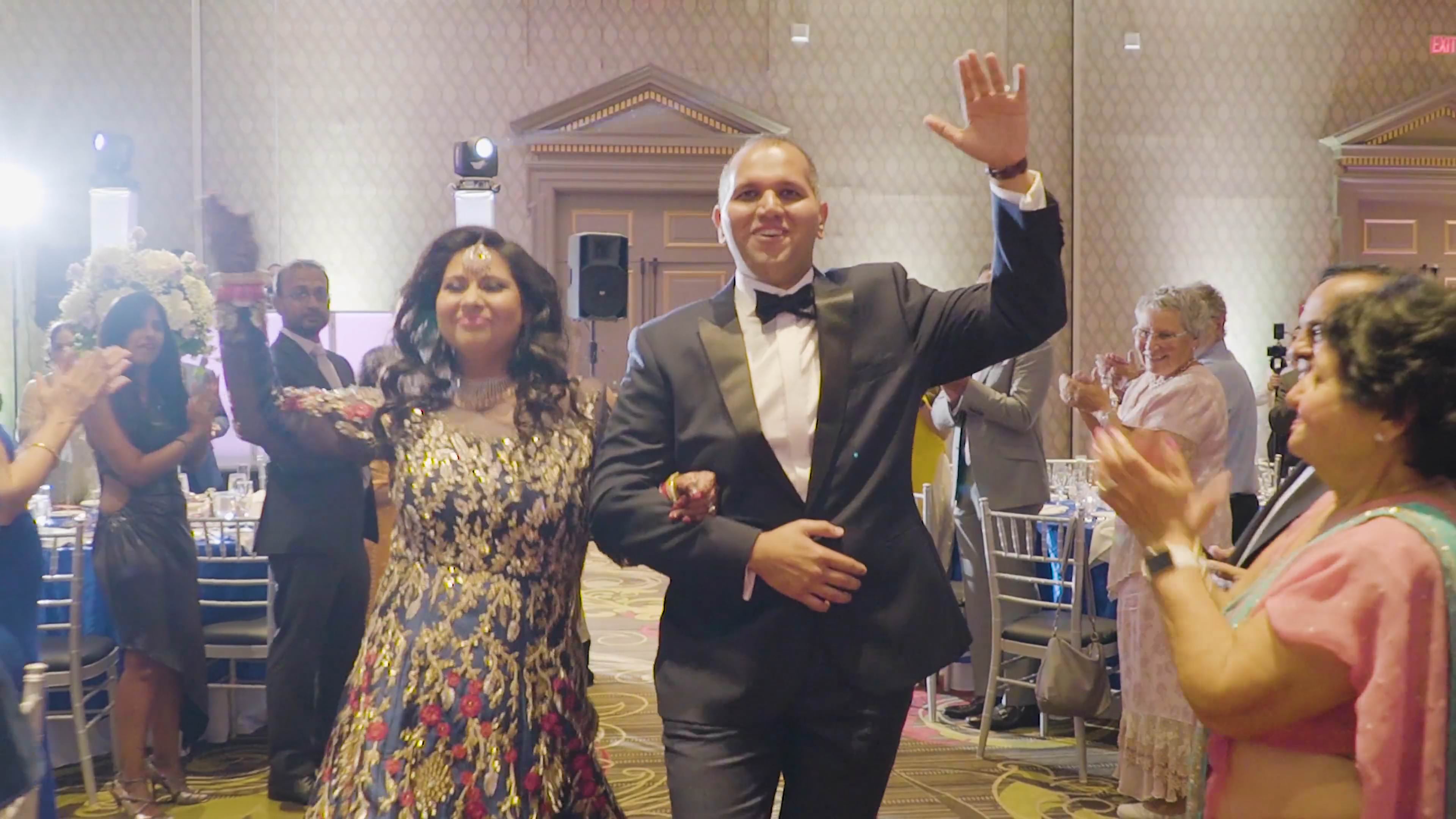 Hilton Westchester Rye Brook NY Sindhi Wedding | Neetu & Paresh | Grand Entrance