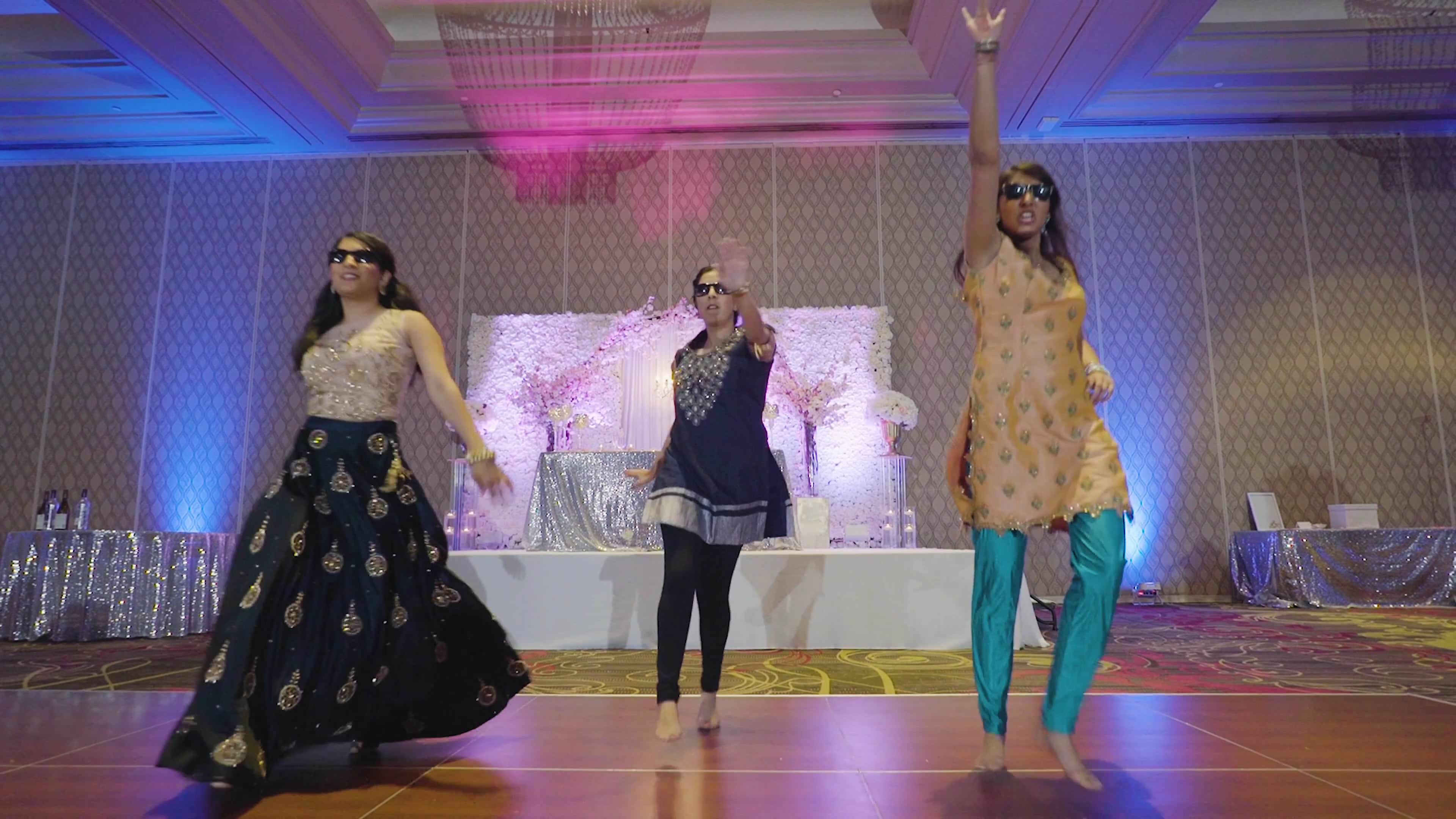 Hilton Westchester Rye Brook NY Sindhi Wedding | Neetu & Paresh | Bride Family Dance