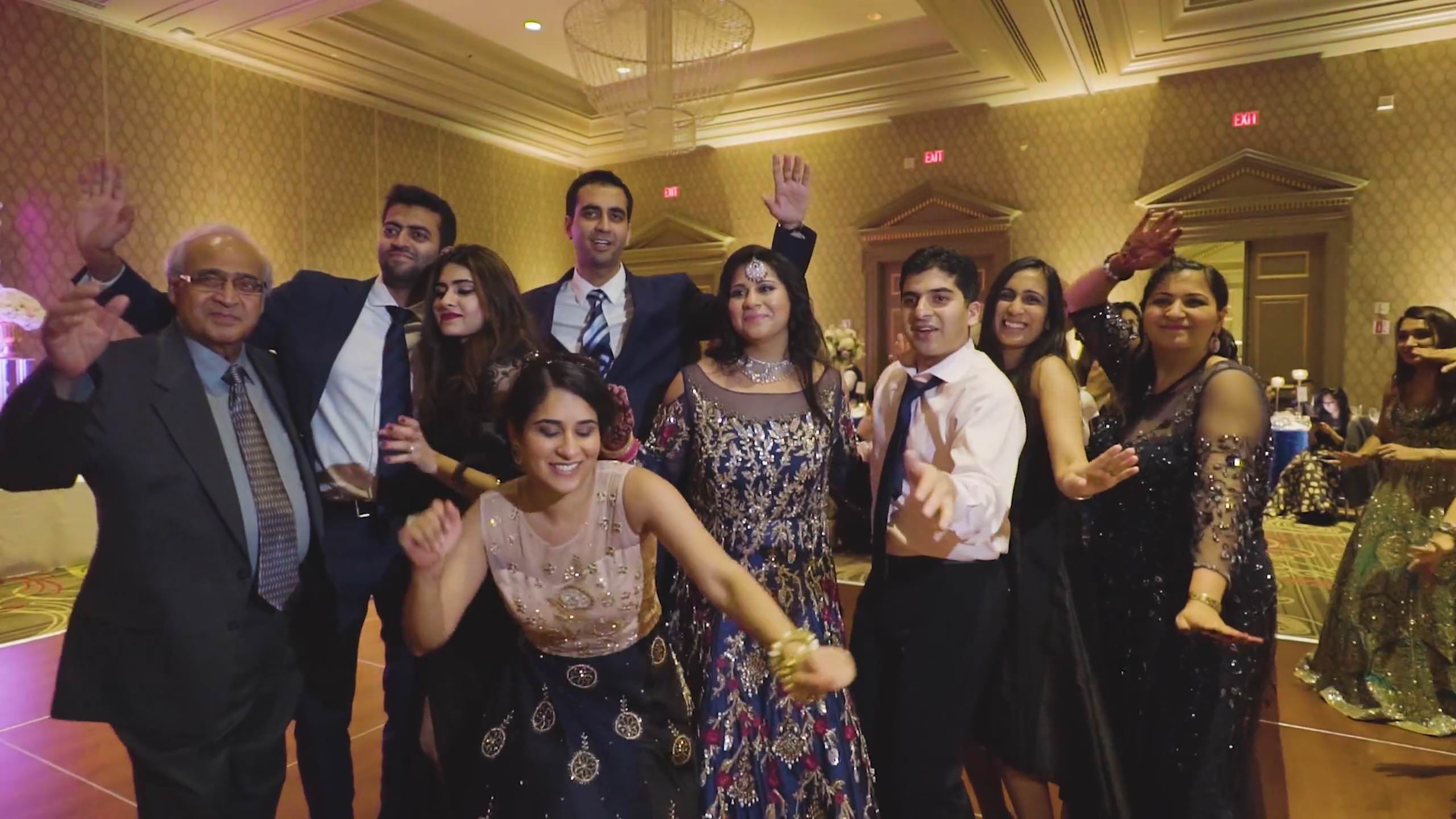 Hilton Westchester Rye Brook NY Sindhi Wedding | Neetu & Paresh | Reception Dancing