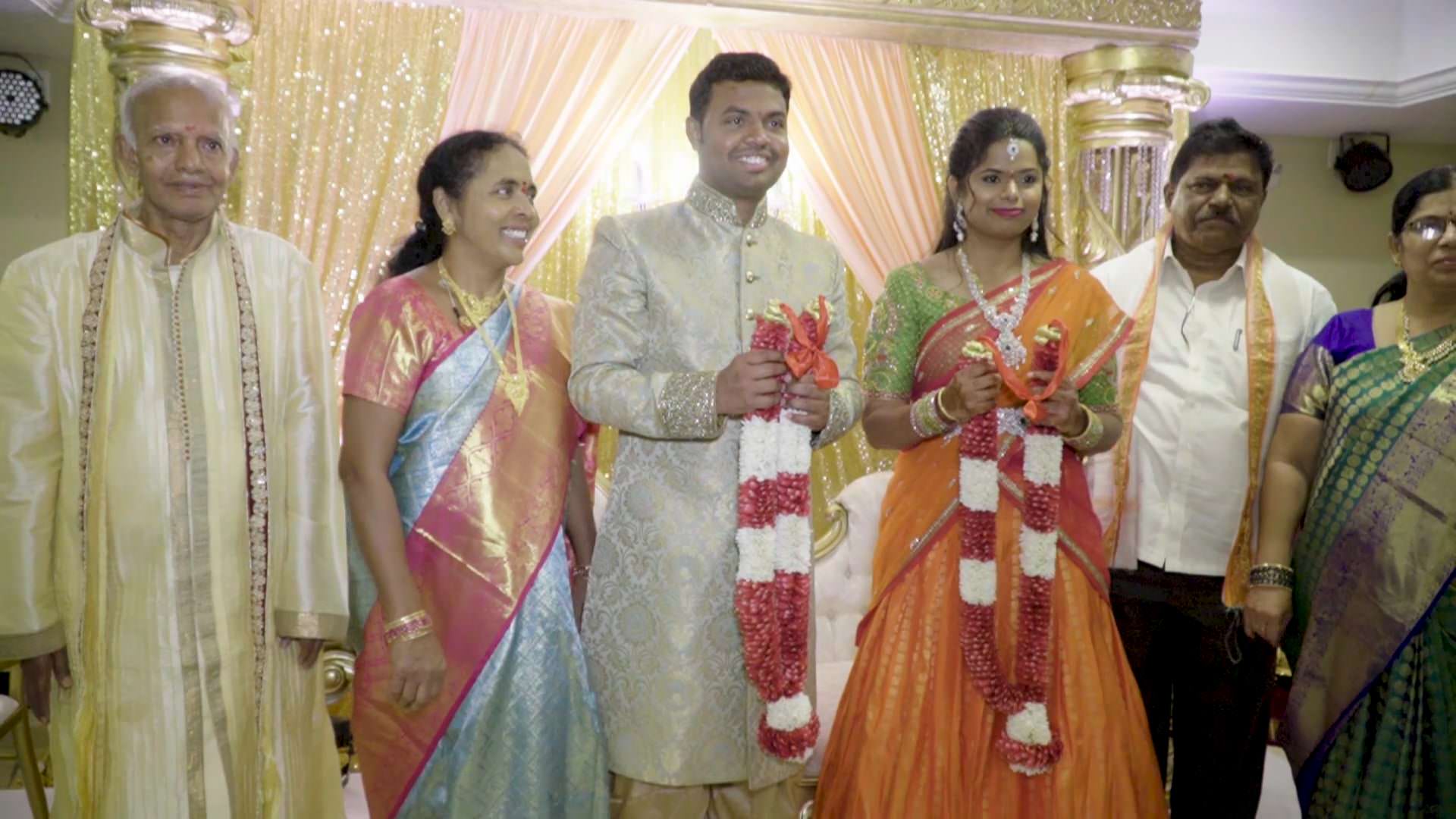 Deewan Banquet Piscataway NJ Engagement | Deepika & Malleswara | Garland exchange