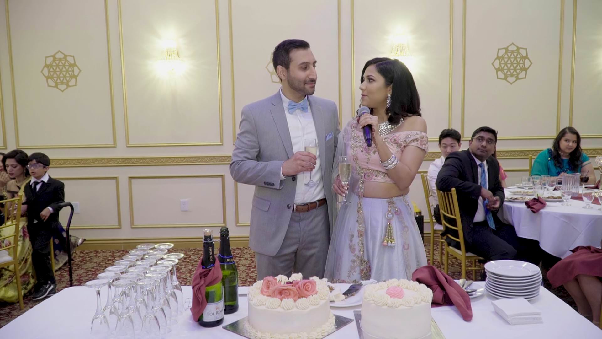 Spice Rack Indian Fusion Restaurant Bar Banquet Franklin Park NJ Engagement | Richa & Krish | Feature Film