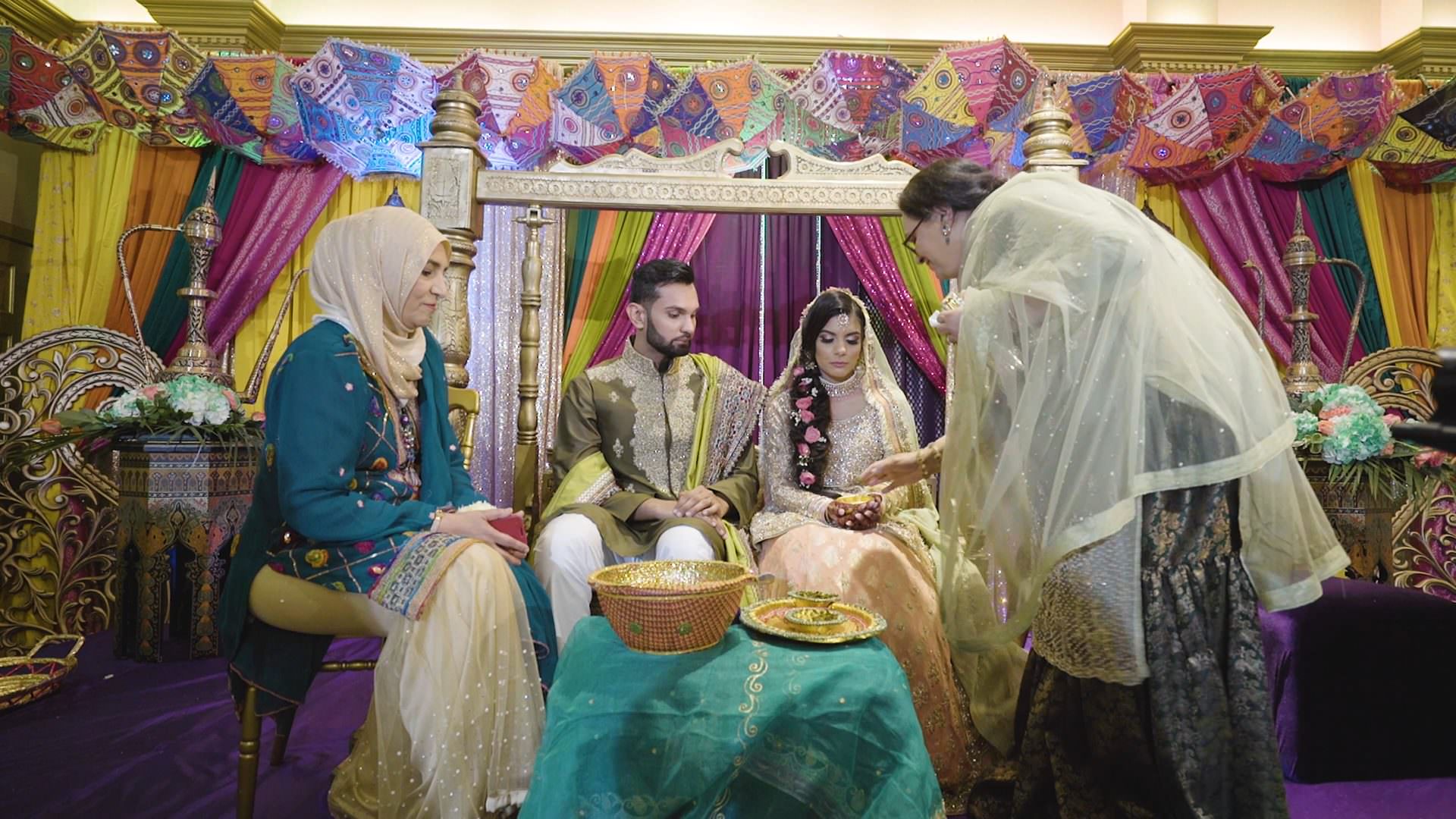 Deewan Banquet Piscataway NJ Muslim Wedding | Kanwal & Hammad | Rasm e Hina Mehndi Ceremony