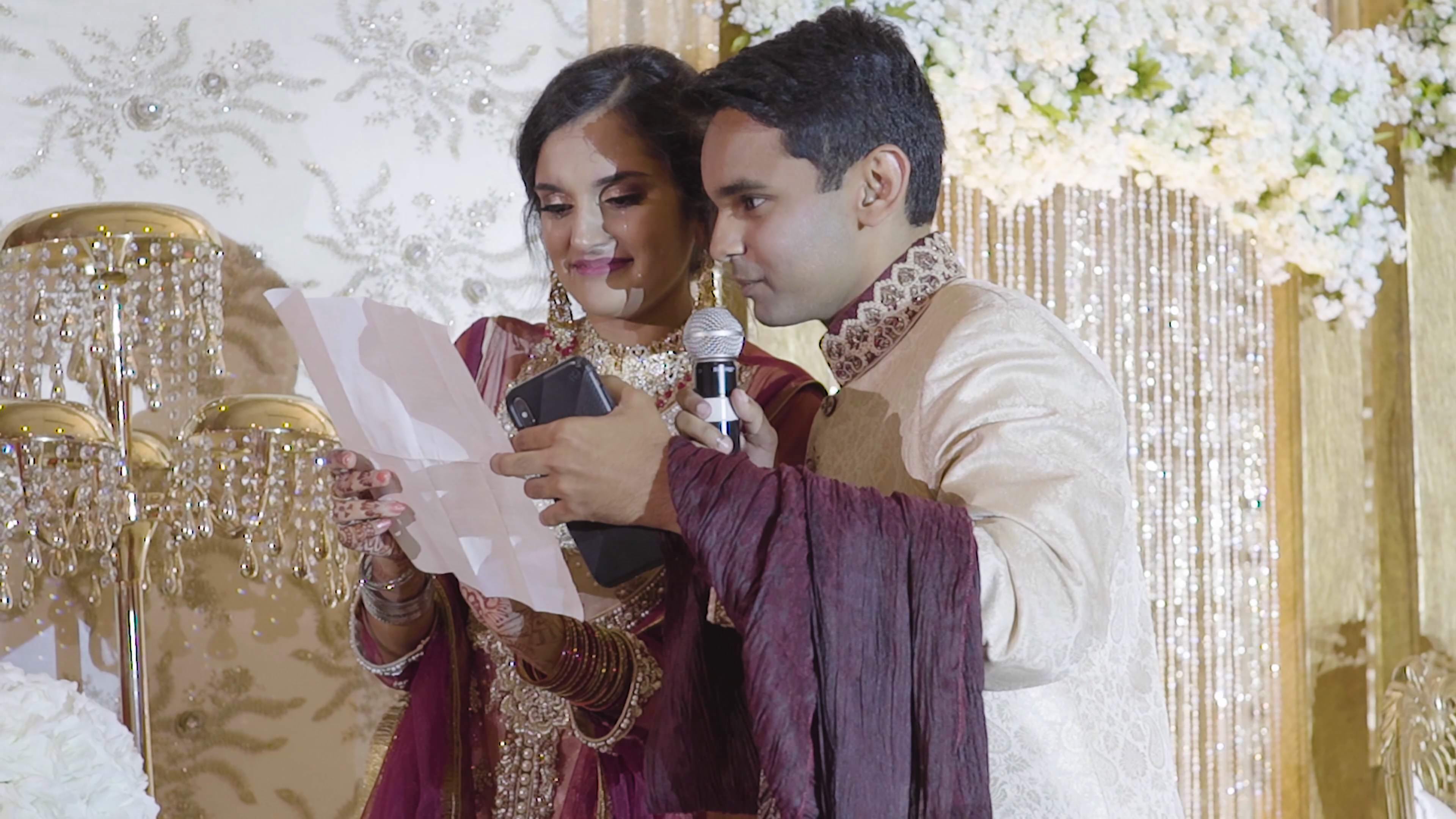 Pines Manor Edison NJ Muslim Wedding | Kanwal & Hammad | Groom Brother and Sister Speech