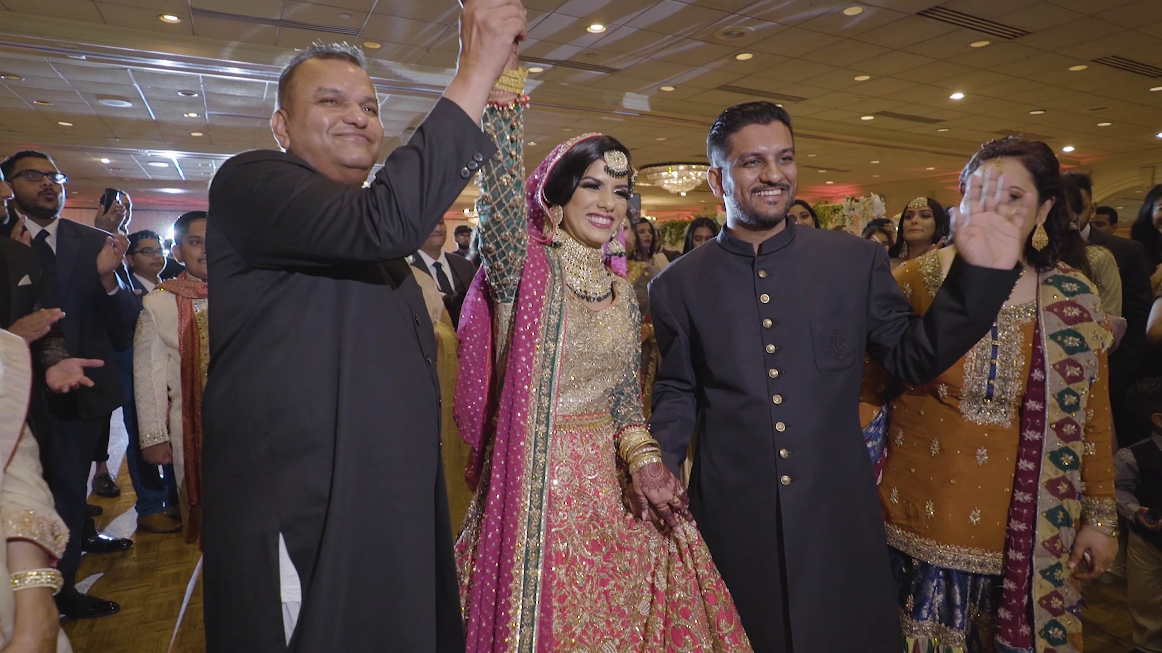 Pines Manor Edison NJ Muslim Wedding | Kanwal & Hammad | Bride Entrance