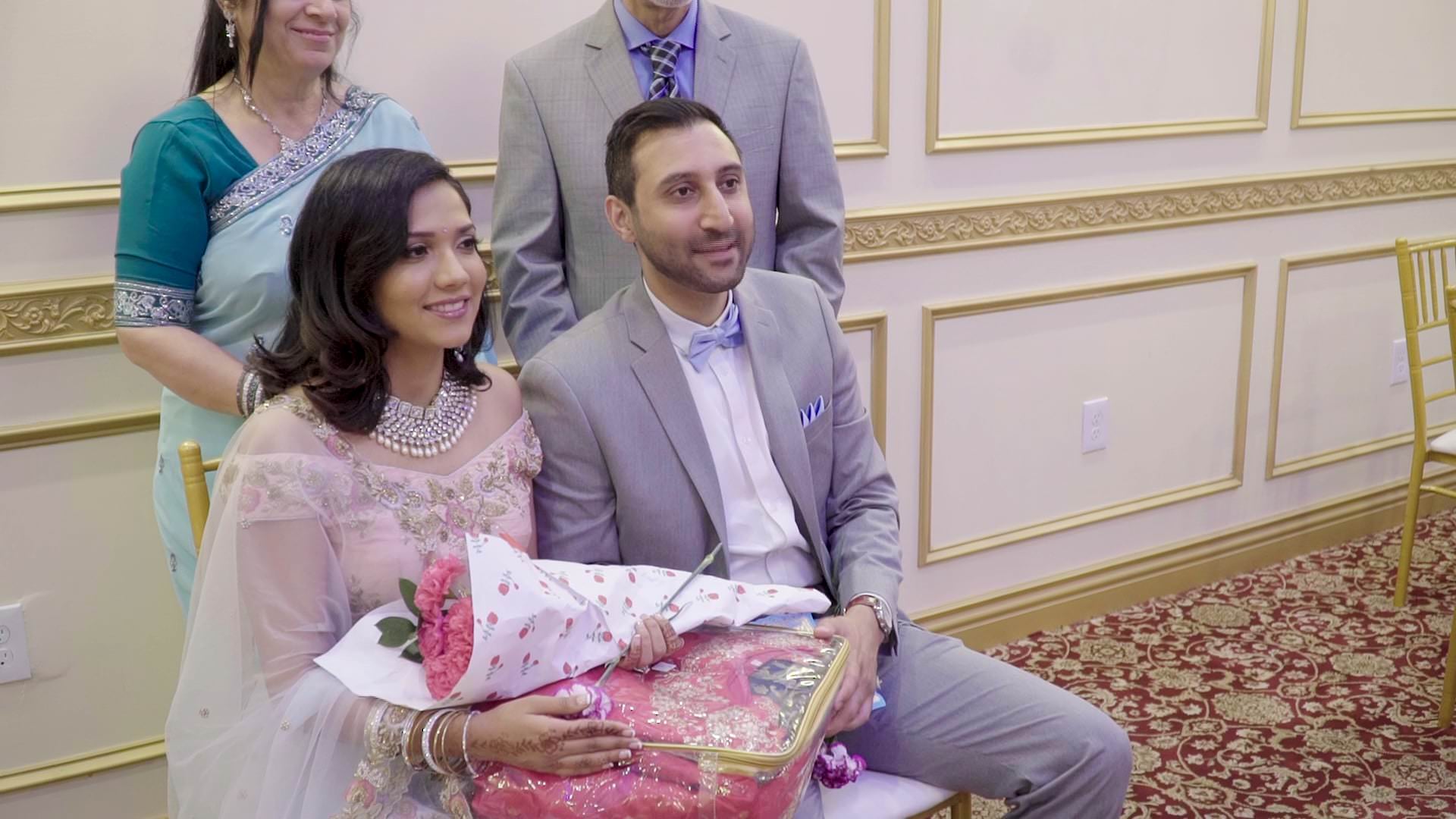 Spice Rack Indian Fusion Restaurant Bar Banquet Franklin Park NJ Engagement | Richa & Krish | Mameru