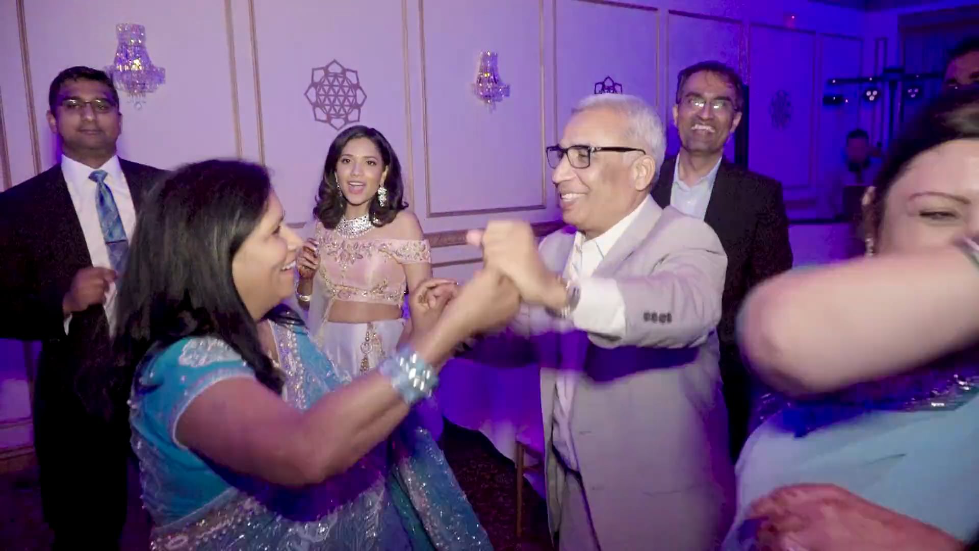 Spice Rack Indian Fusion Restaurant Bar Banquet Franklin Park NJ Engagement | Richa & Krish | Dance