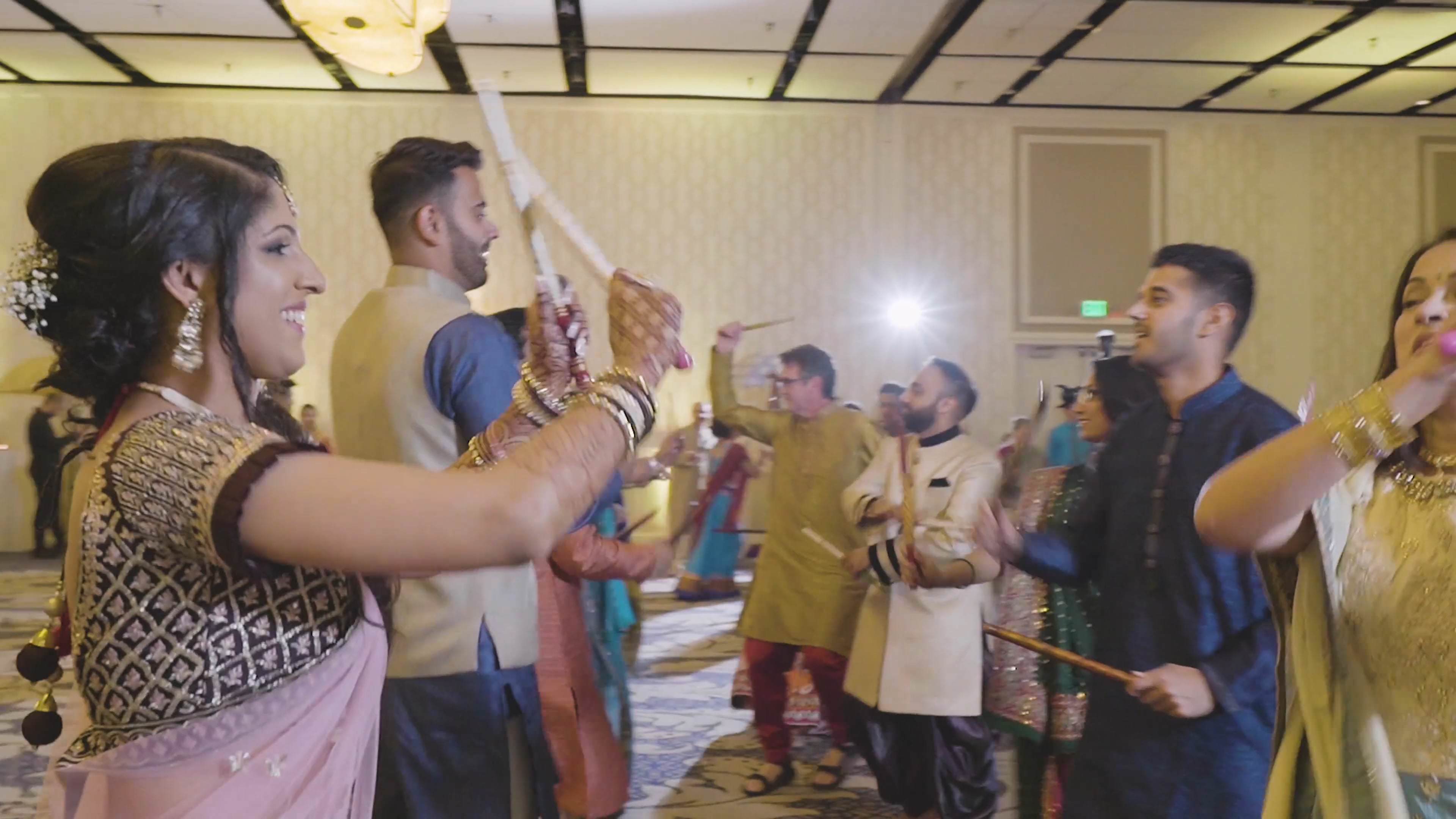 Delta Hotels Baltimore Hunt Valley Hindu Wedding | Keyuri & Prit | Garba Part IV