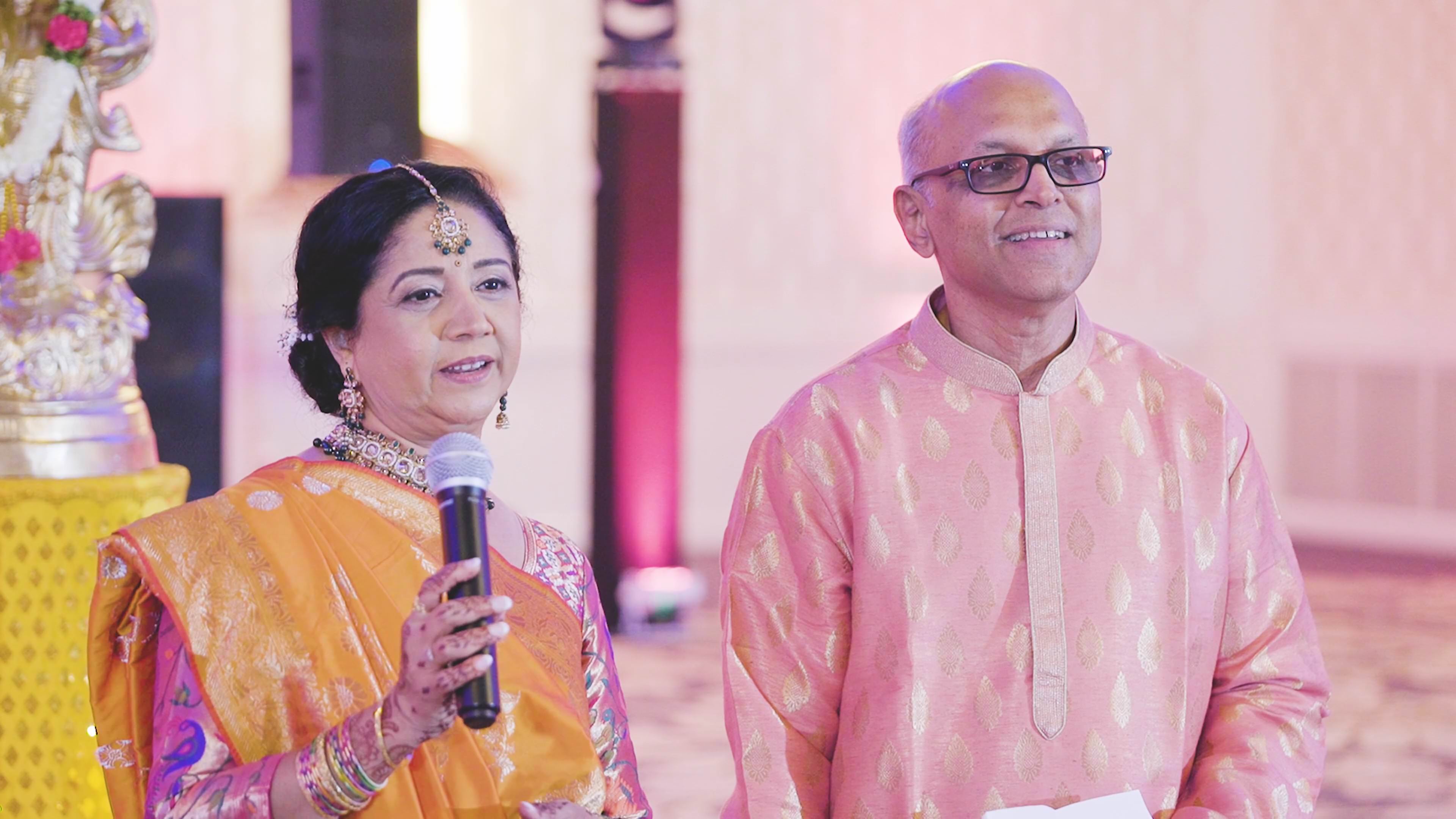 Delta Hotels Baltimore Hunt Valley Hindu Wedding | Keyuri & Prit | Bride Parents Garba Speech