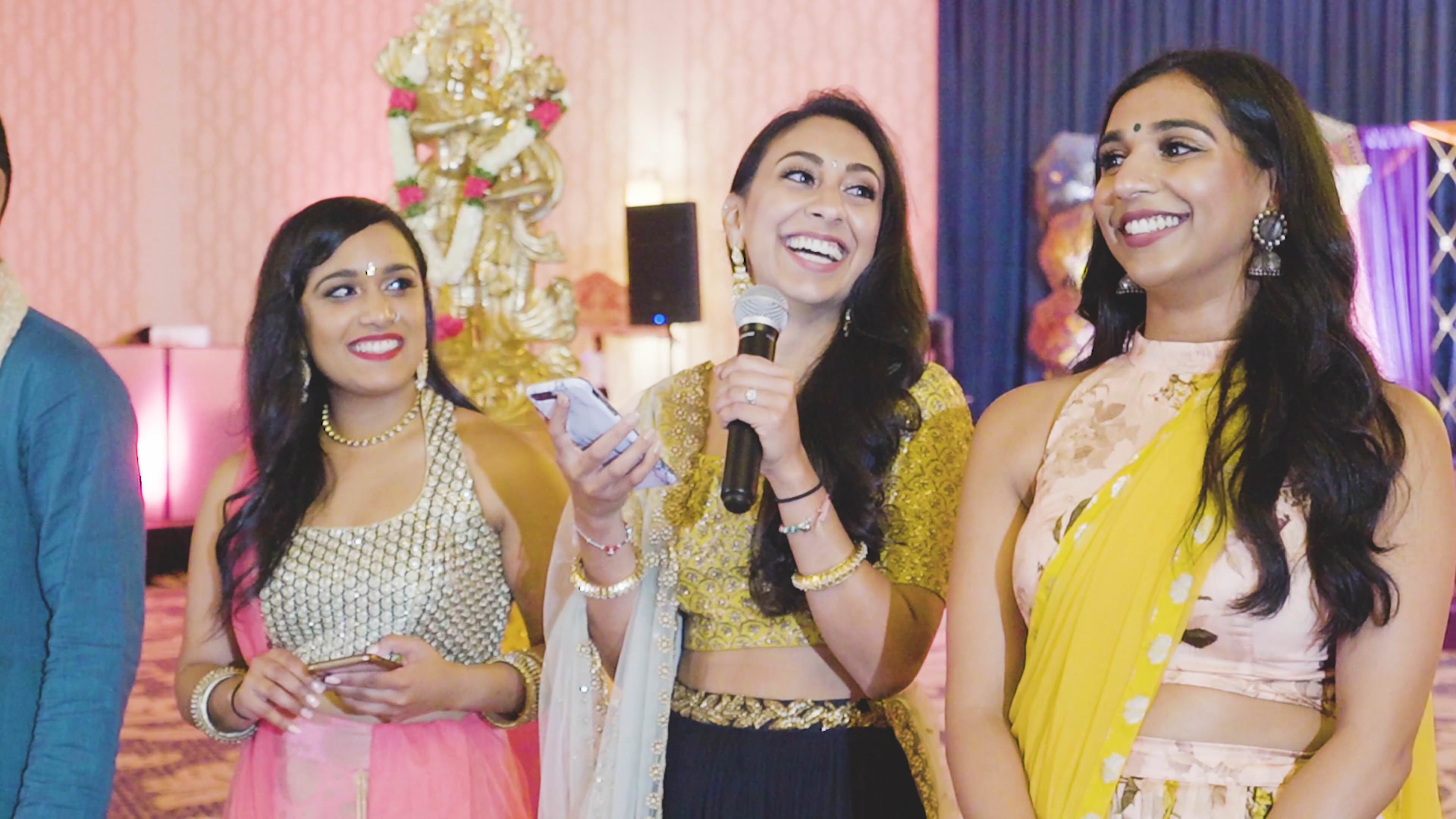 Delta Hotels Baltimore Hunt Valley Hindu Wedding | Keyuri & Prit | Bride Grad School Friends Garba Speech