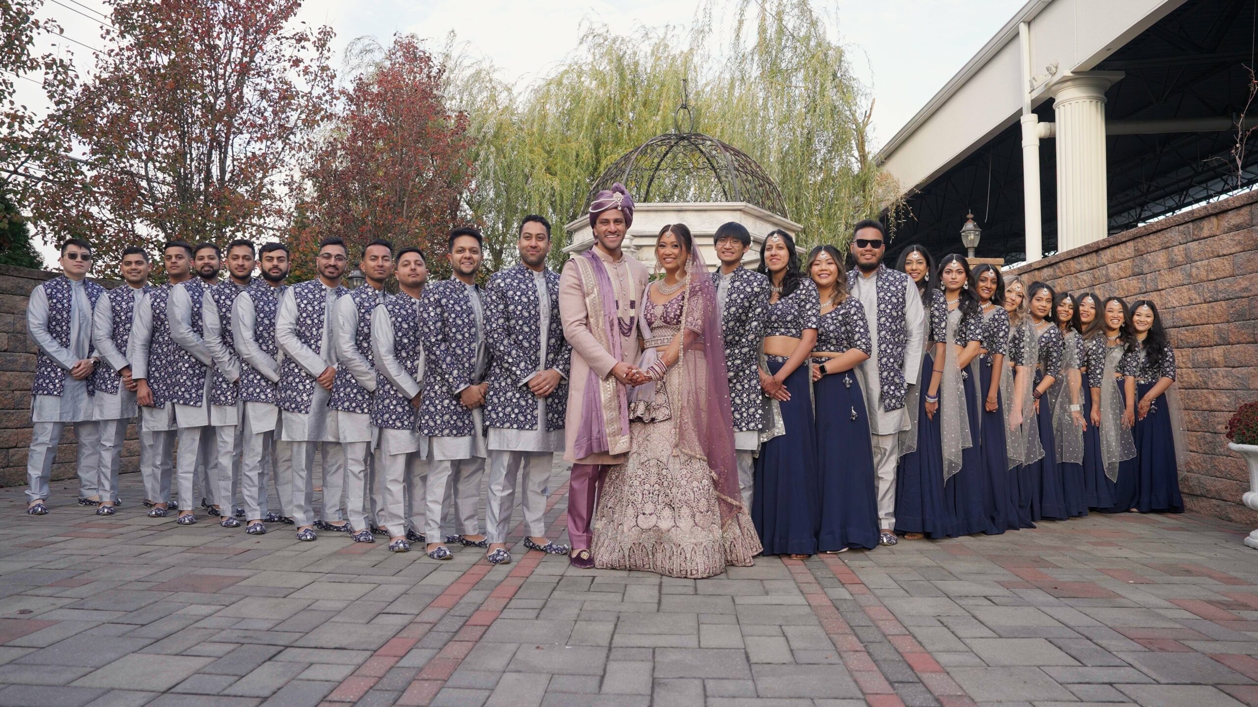 Lucien’s Manor Berlin NJ Fusion Wedding | Camille & Rukil | First Look